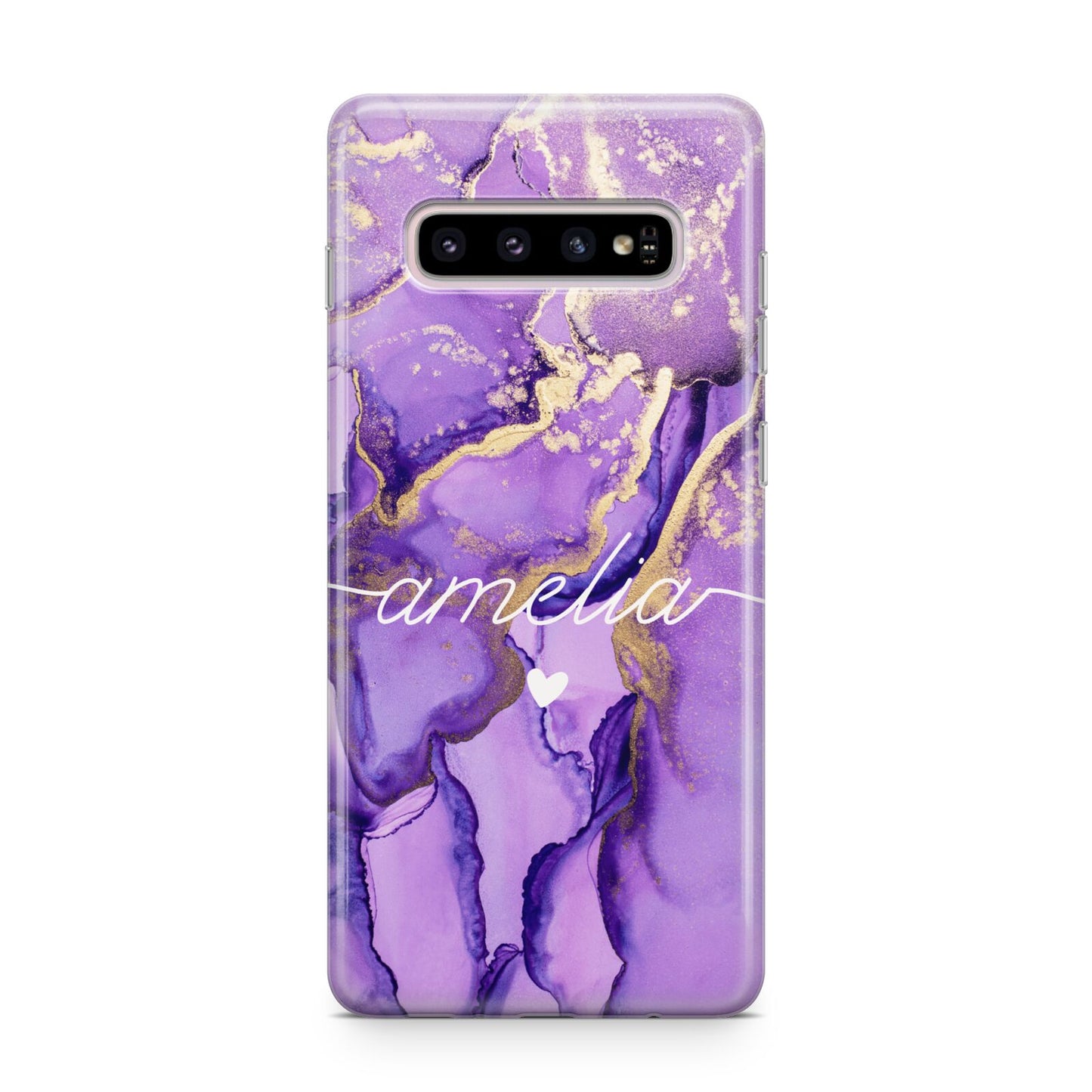 Purple Marble Samsung Galaxy S10 Plus Case