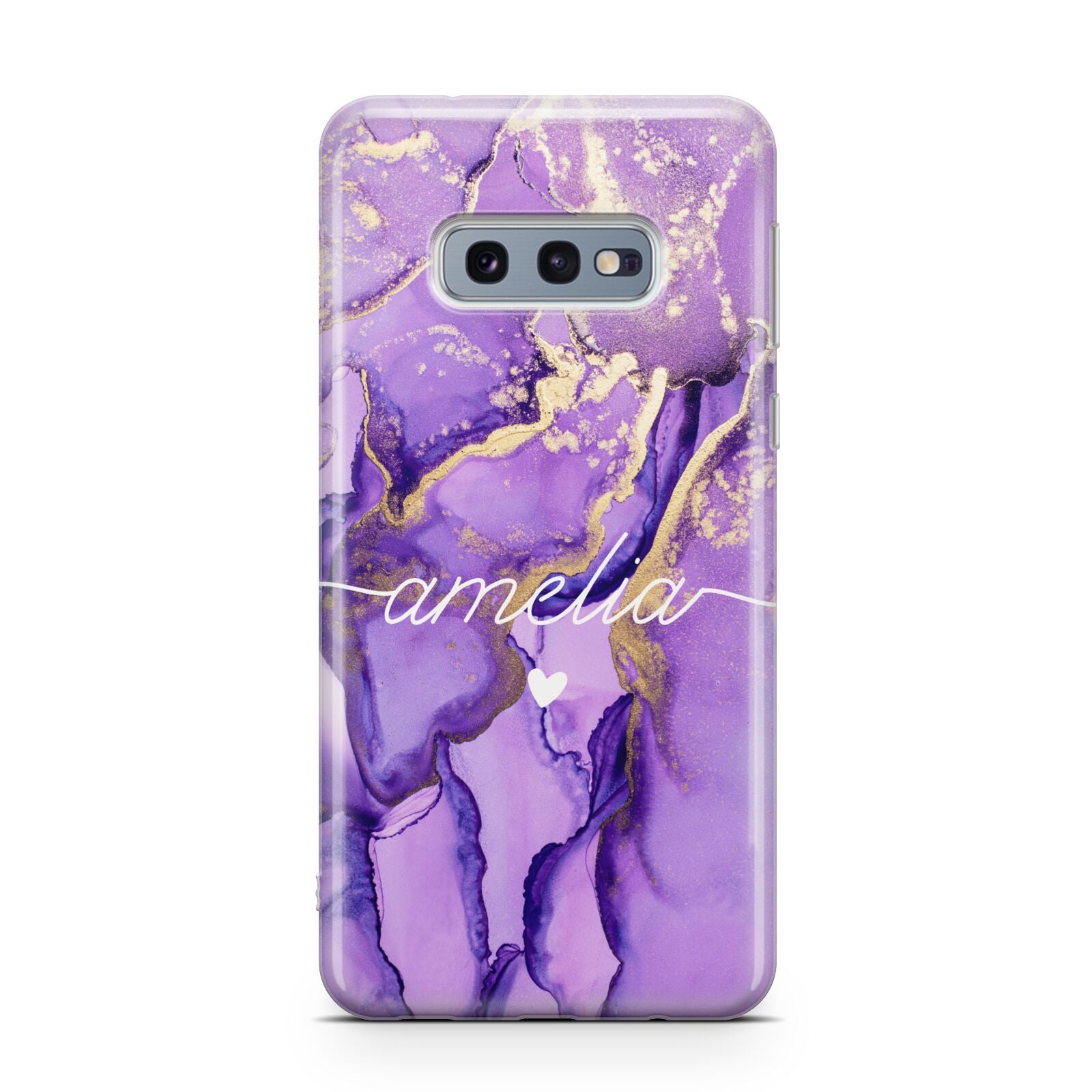 Purple Marble Samsung Galaxy S10E Case