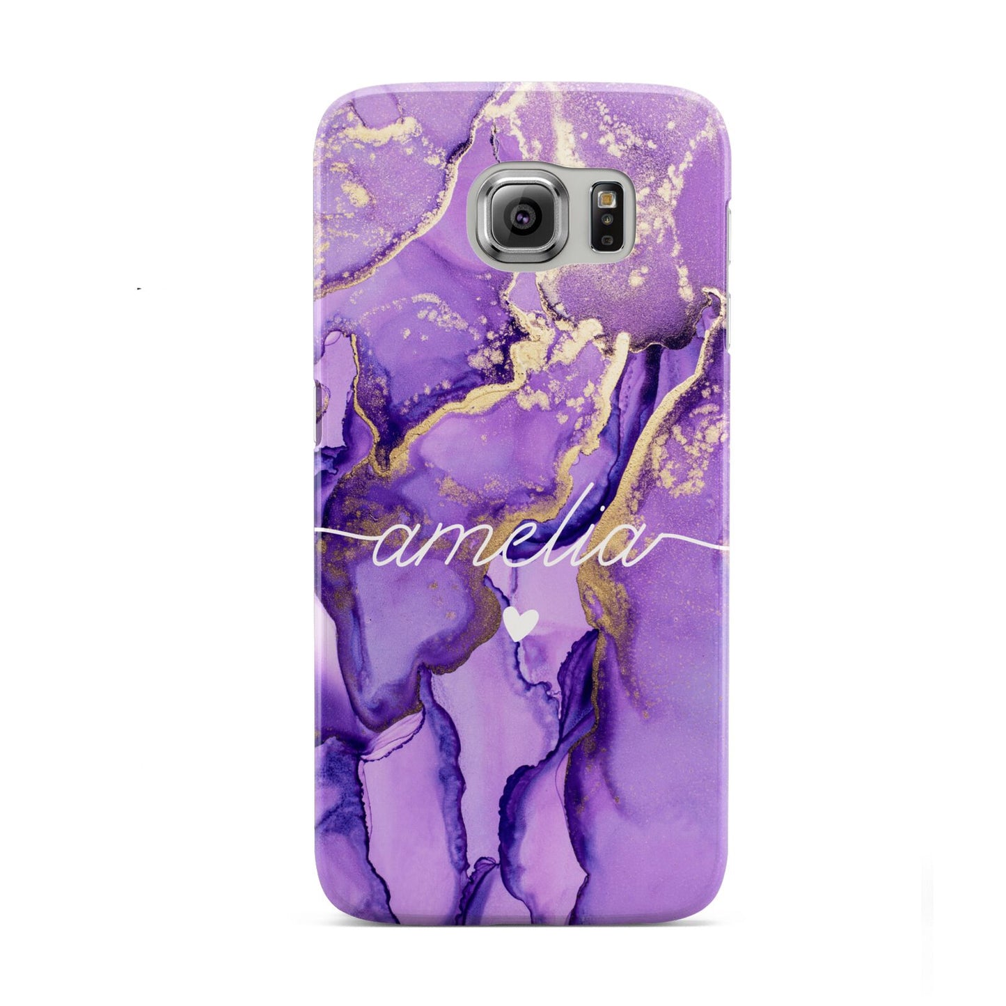 Purple Marble Samsung Galaxy S6 Case