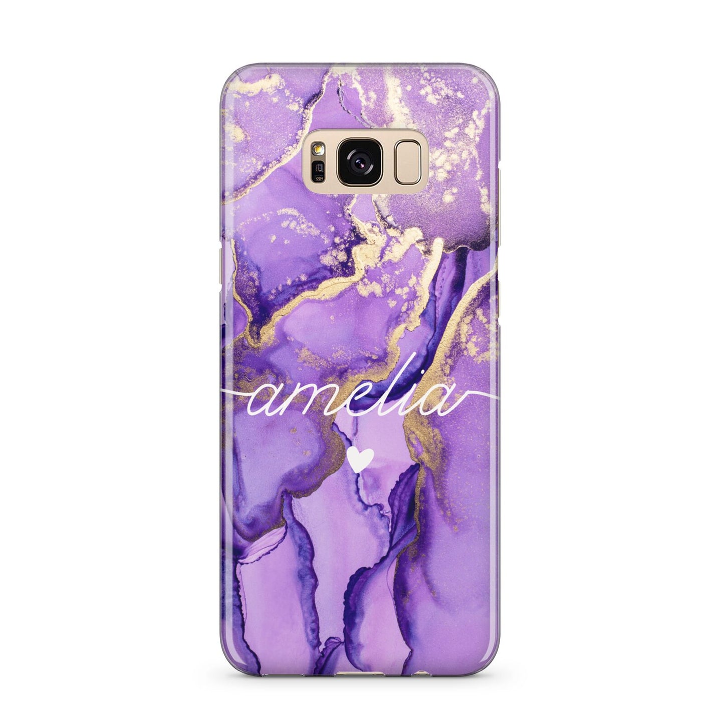 Purple Marble Samsung Galaxy S8 Plus Case