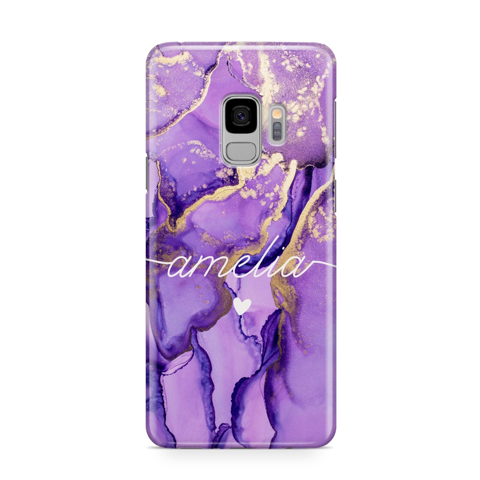 Purple Marble Samsung Galaxy S9 Case