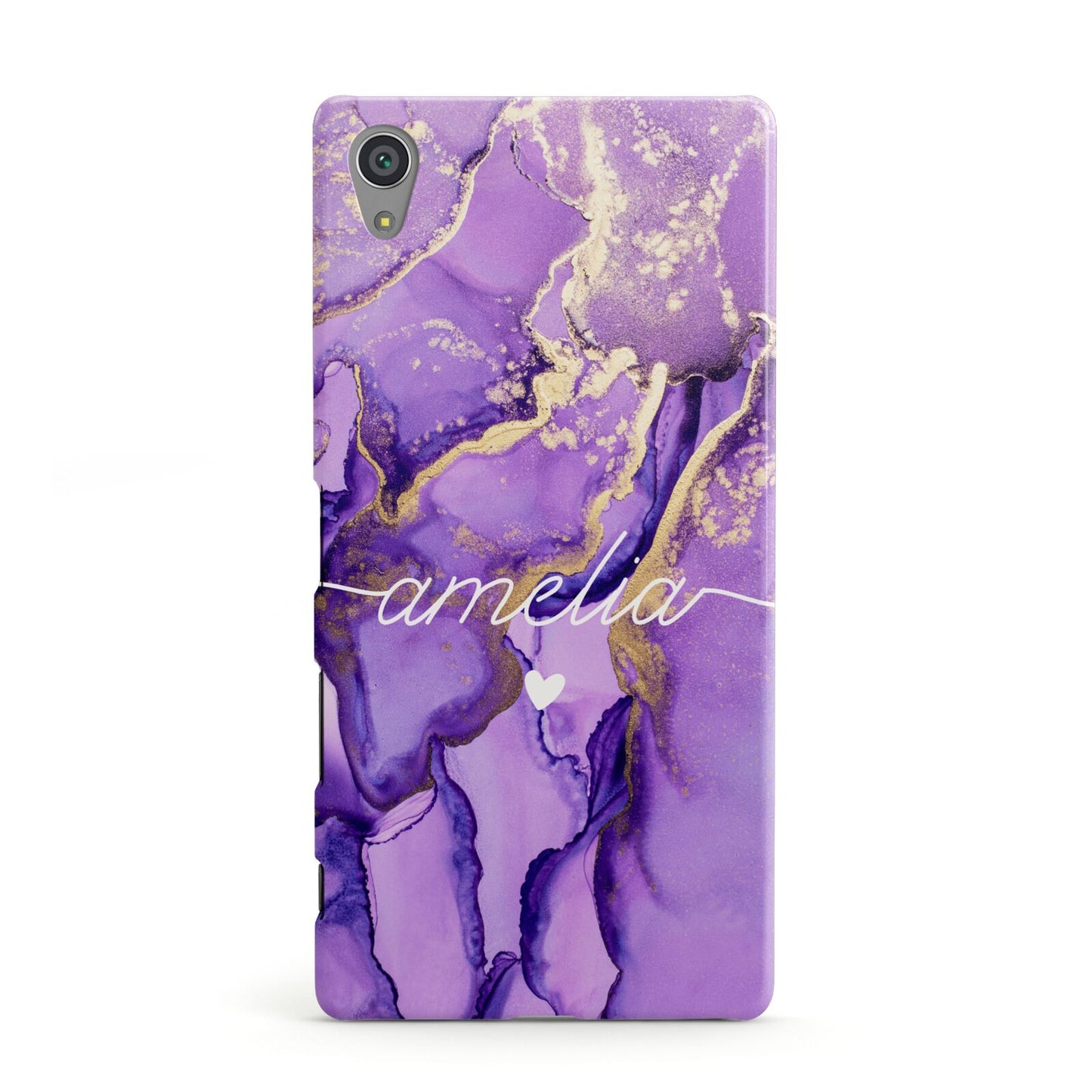 Purple Marble Sony Xperia Case