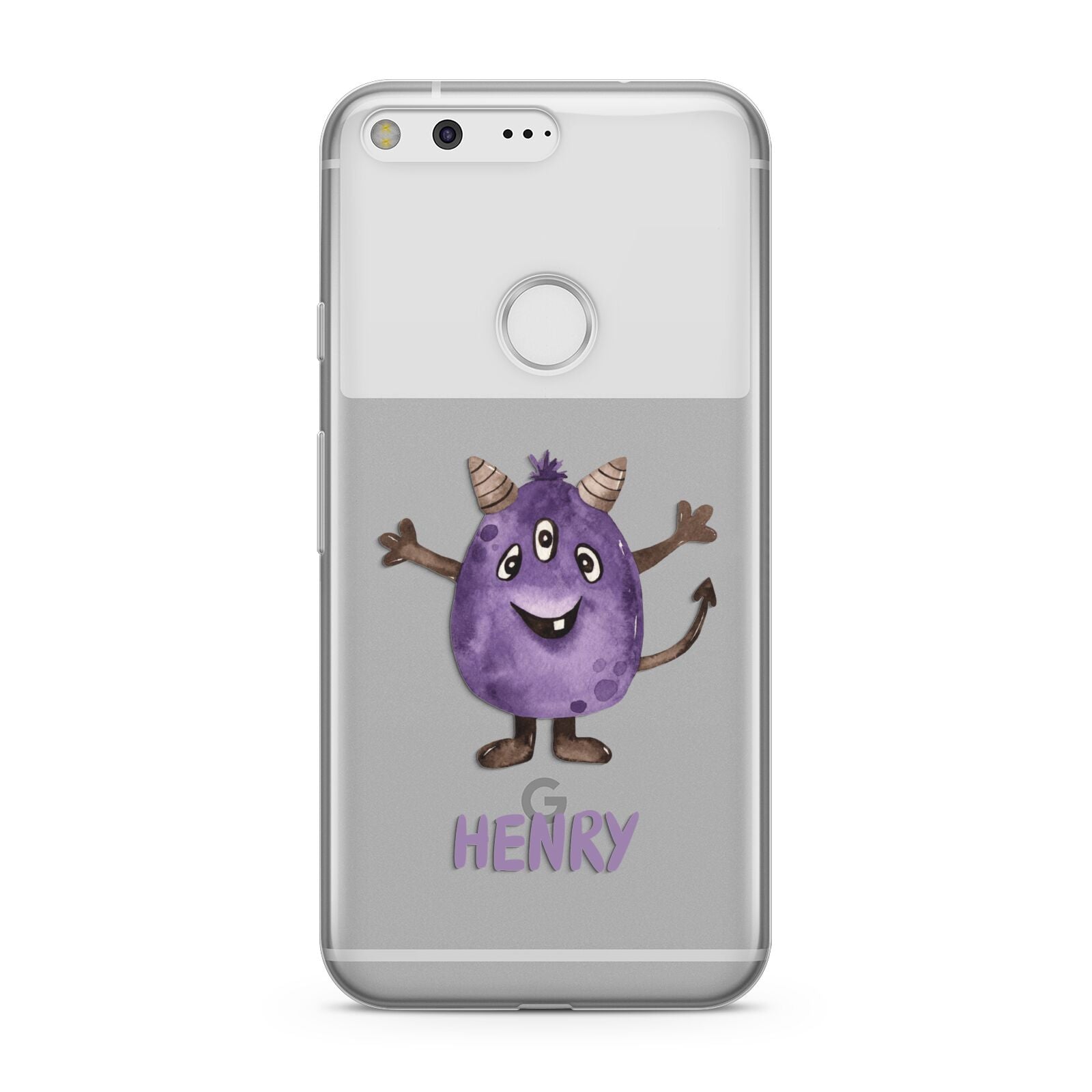 Purple Monster Custom Google Pixel Case