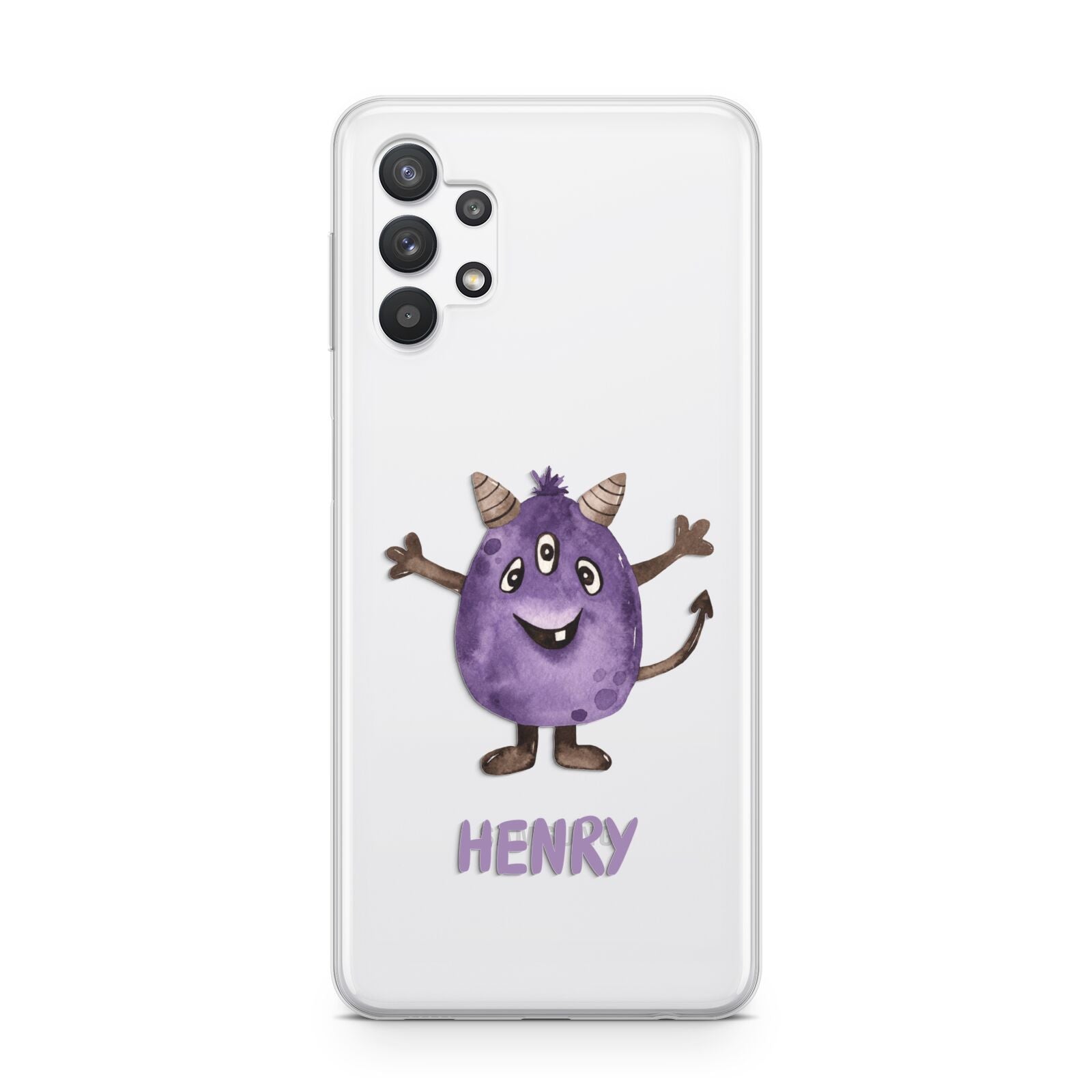 Purple Monster Custom Samsung A32 5G Case