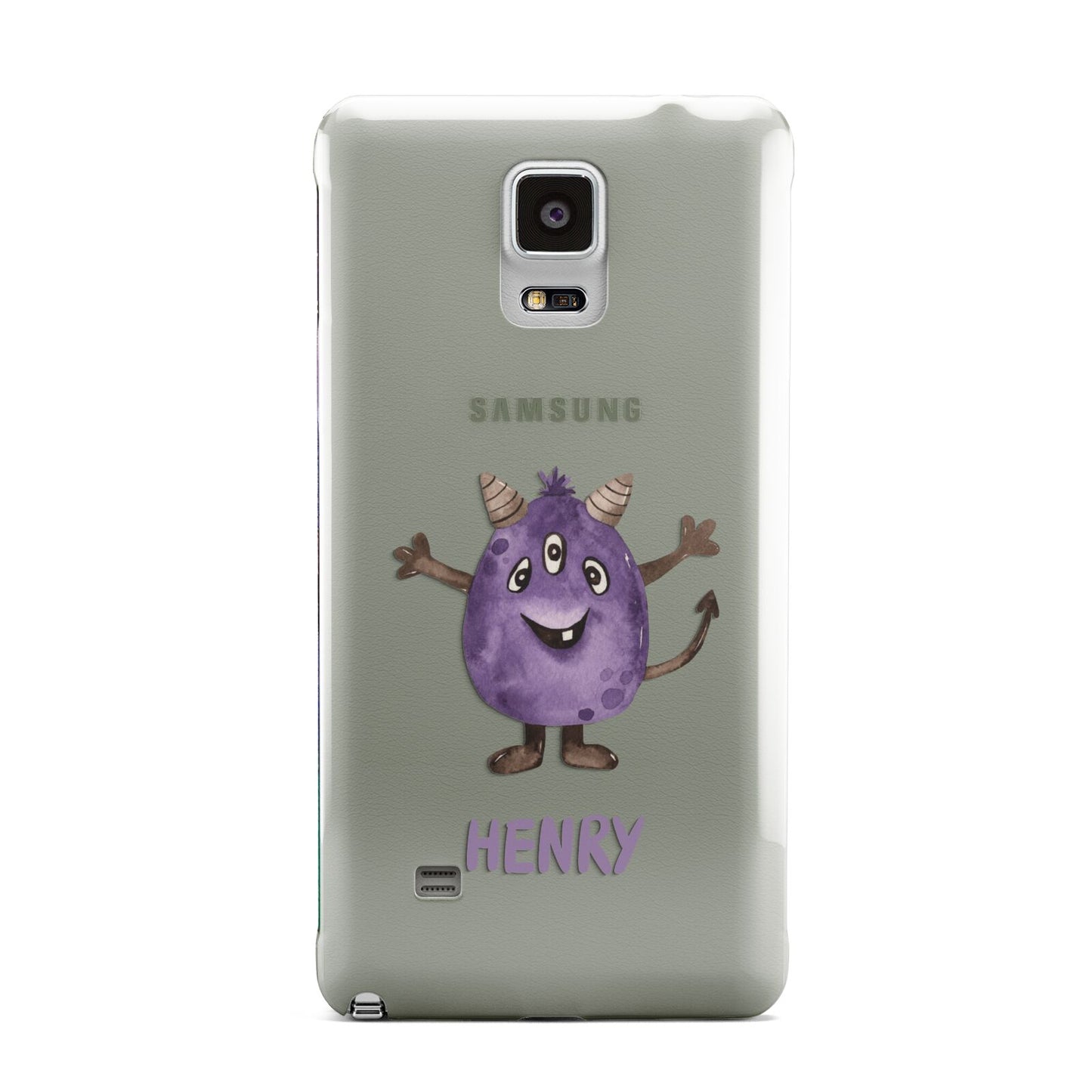 Purple Monster Custom Samsung Galaxy Note 4 Case