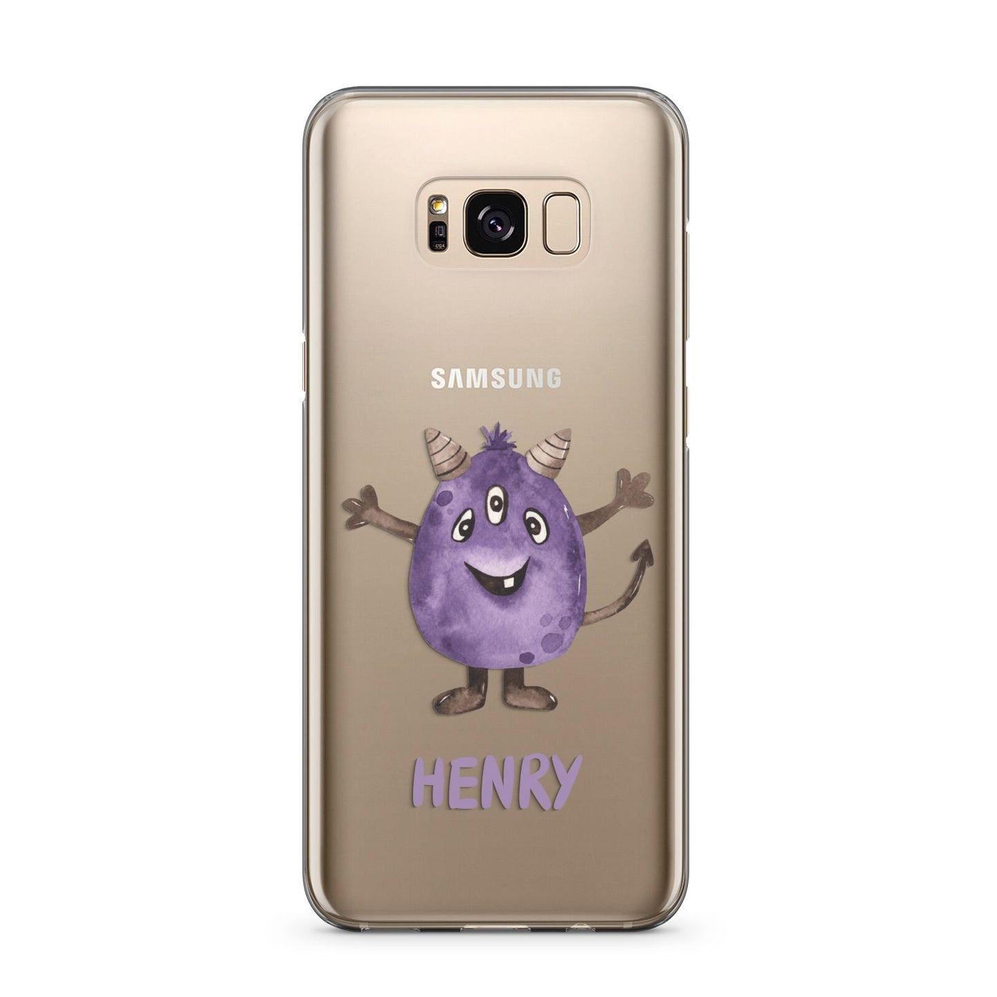 Purple Monster Custom Samsung Galaxy S8 Plus Case