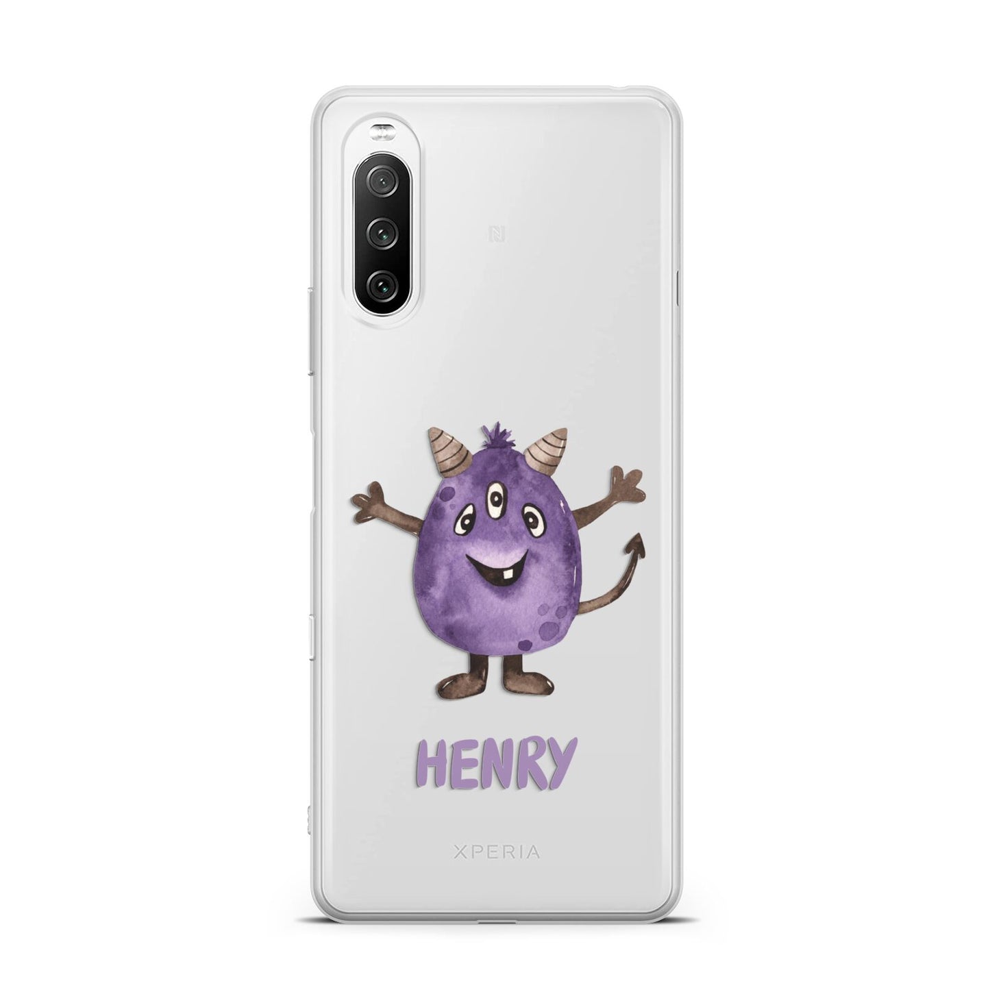 Purple Monster Custom Sony Xperia 10 III Case