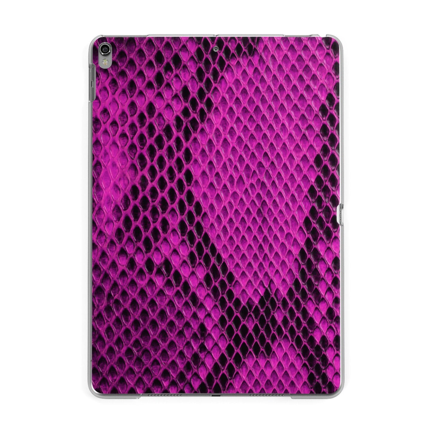 Purple Snakeskin Apple iPad Grey Case