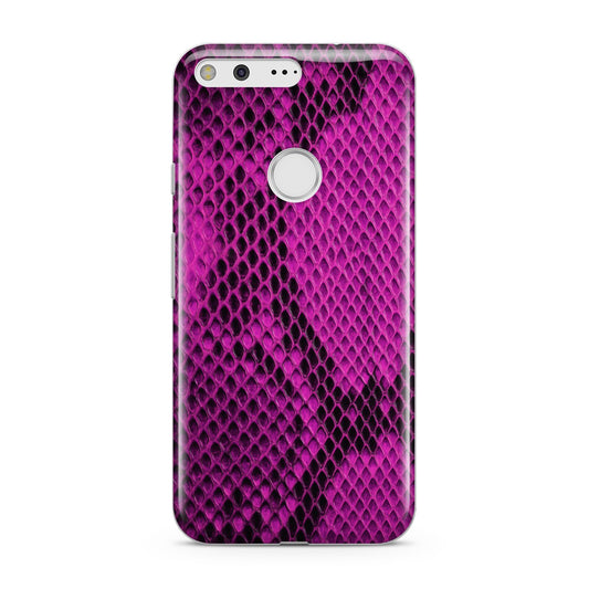 Purple Snakeskin Google Pixel Case