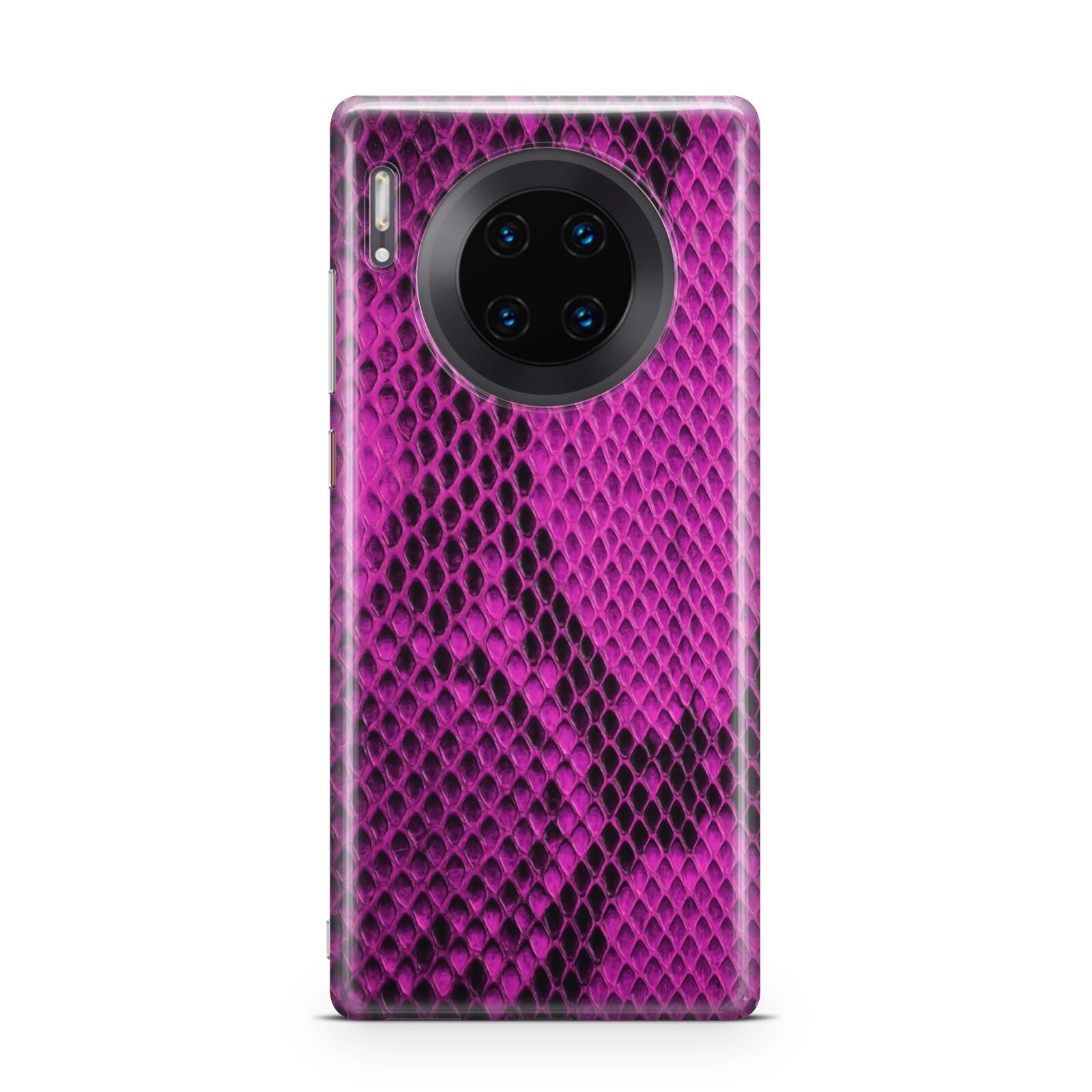 Purple Snakeskin Huawei Mate 30 Pro Phone Case