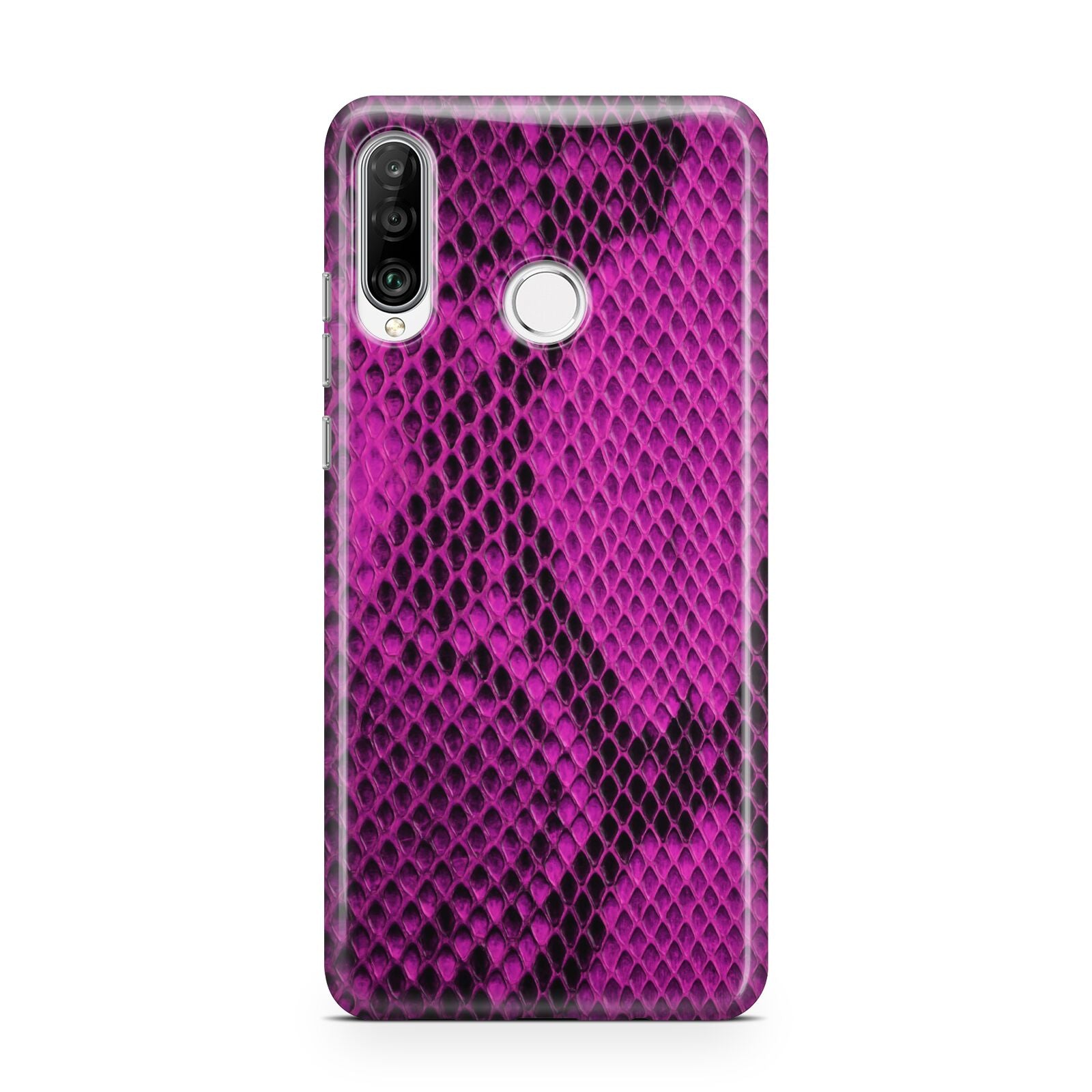 Purple Snakeskin Huawei P30 Lite Phone Case