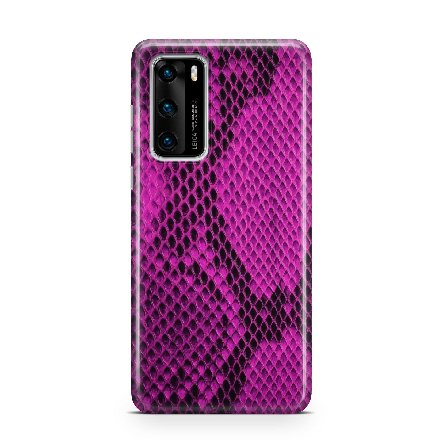 Purple Snakeskin Huawei P40 Phone Case