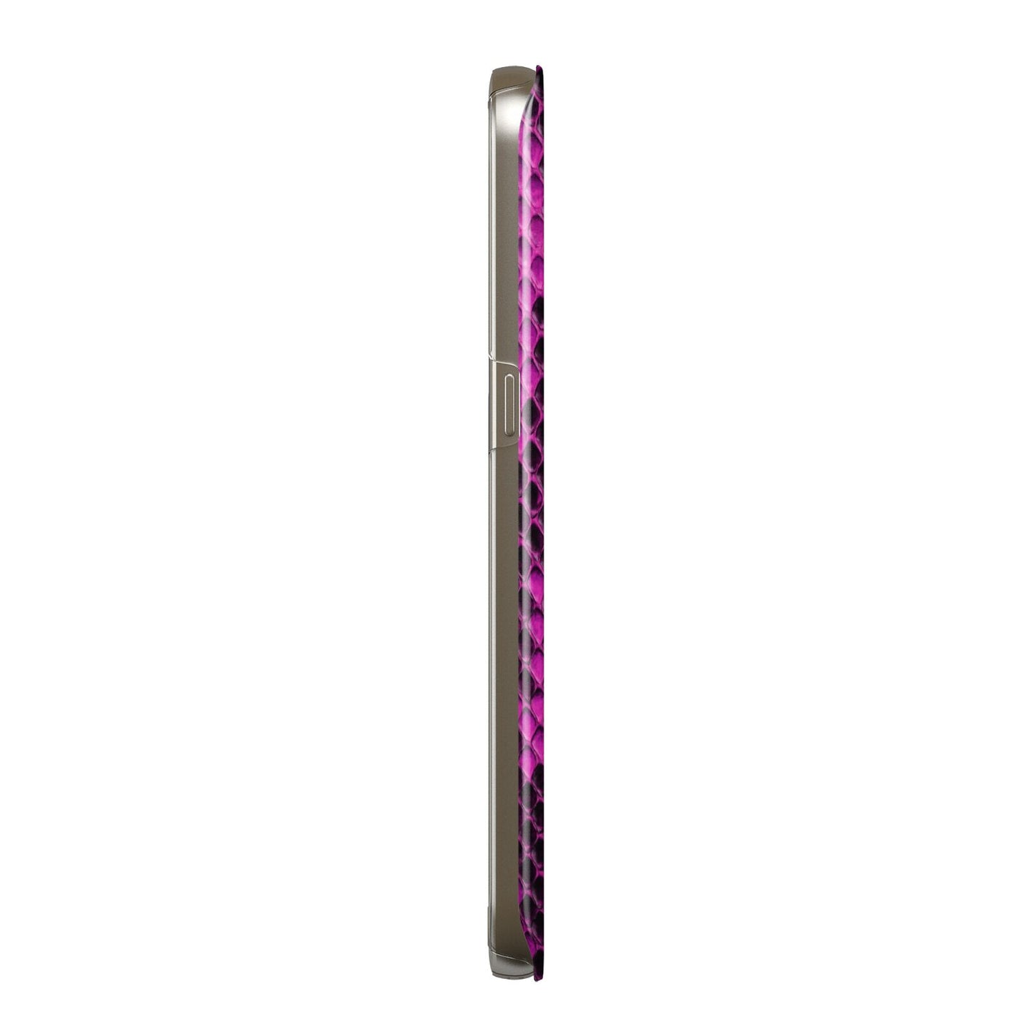 Purple Snakeskin Samsung Galaxy Case Side View