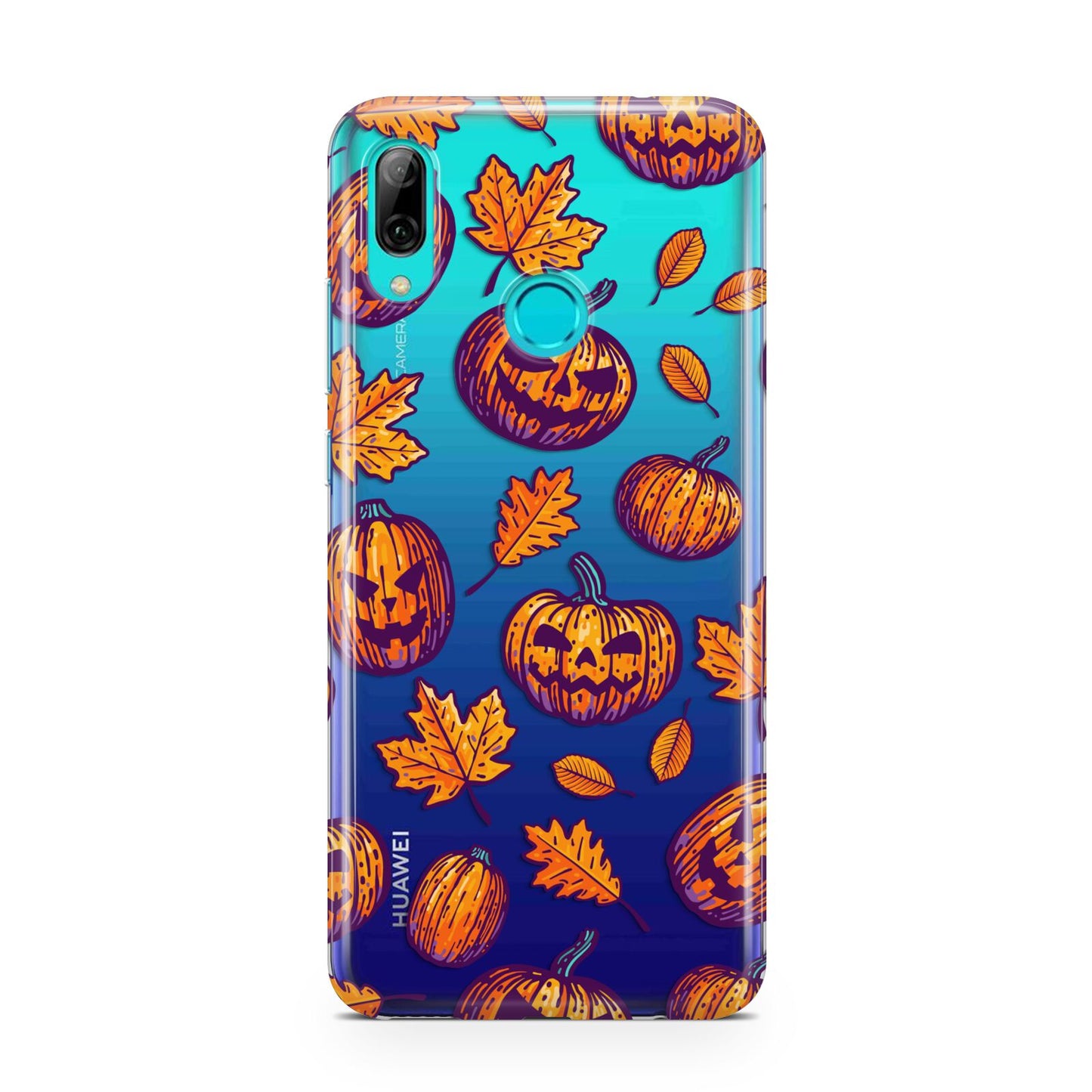 Purple and Orange Autumn Illustrations Huawei P Smart 2019 Case