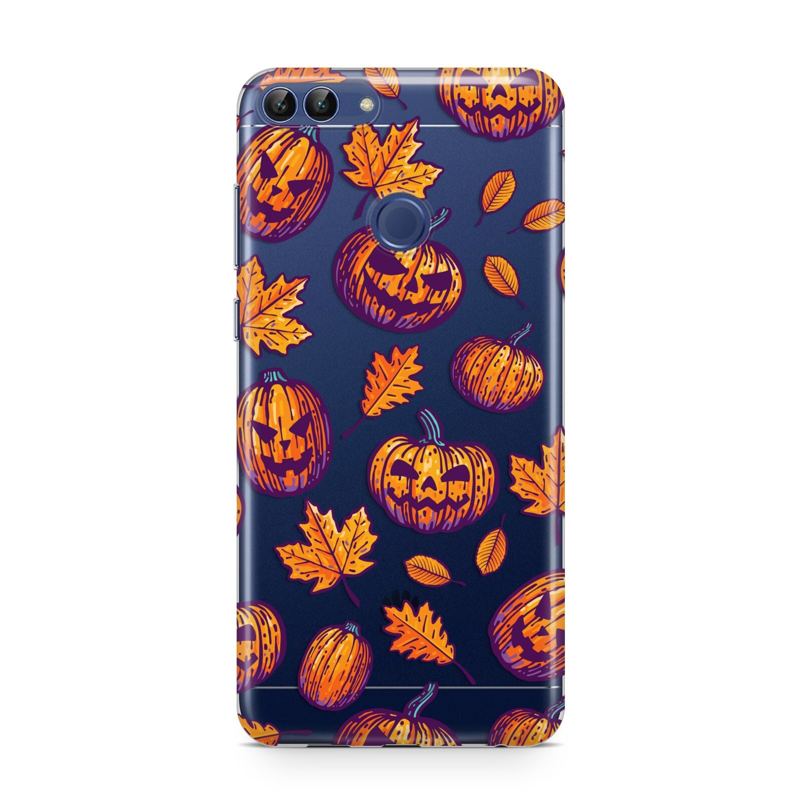 Purple and Orange Autumn Illustrations Huawei P Smart Case