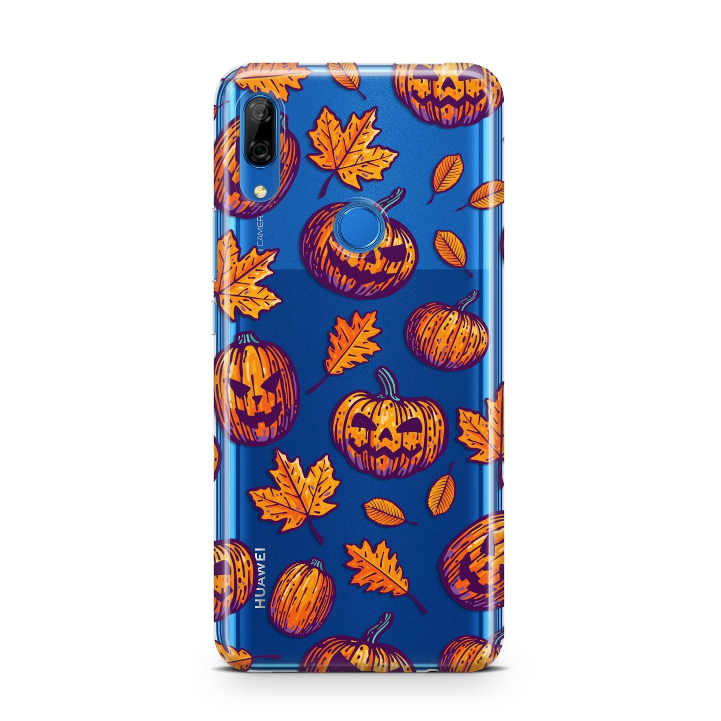 Purple and Orange Autumn Illustrations Huawei P Smart Z