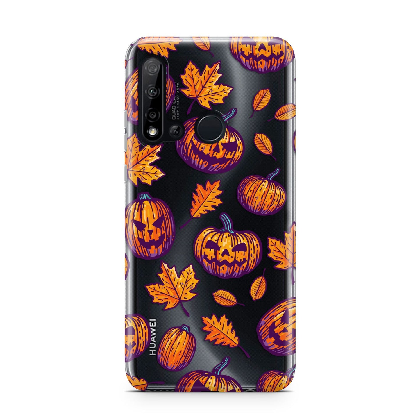 Purple and Orange Autumn Illustrations Huawei P20 Lite 5G Phone Case