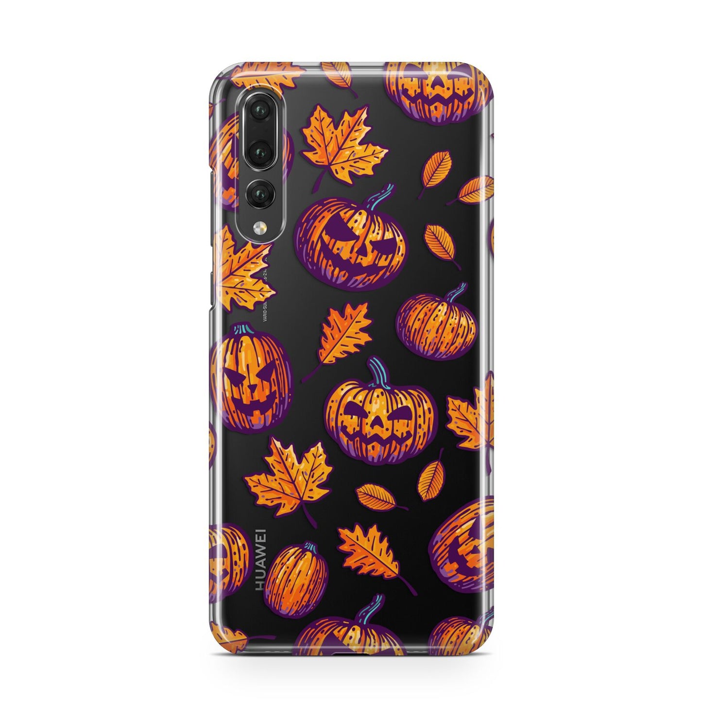 Purple and Orange Autumn Illustrations Huawei P20 Pro Phone Case