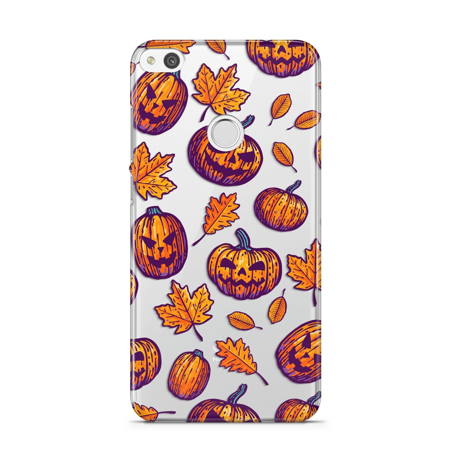 Purple and Orange Autumn Illustrations Huawei P8 Lite Case