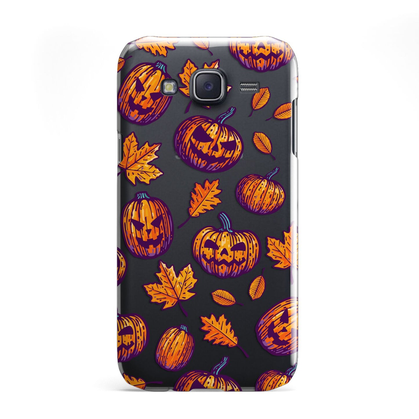 Purple and Orange Autumn Illustrations Samsung Galaxy J5 Case