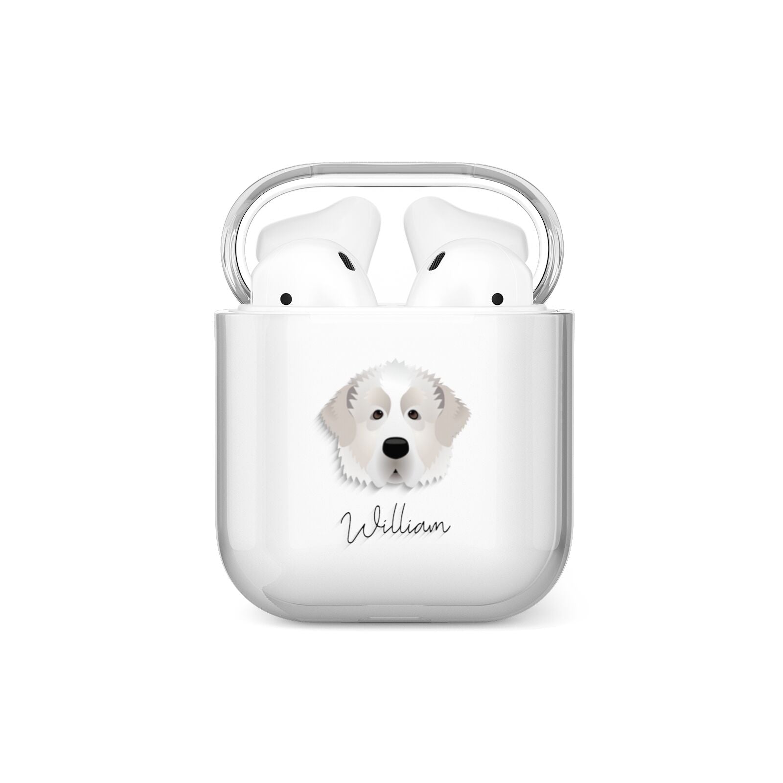 Pyrenean Mastiff Personalised AirPods Case