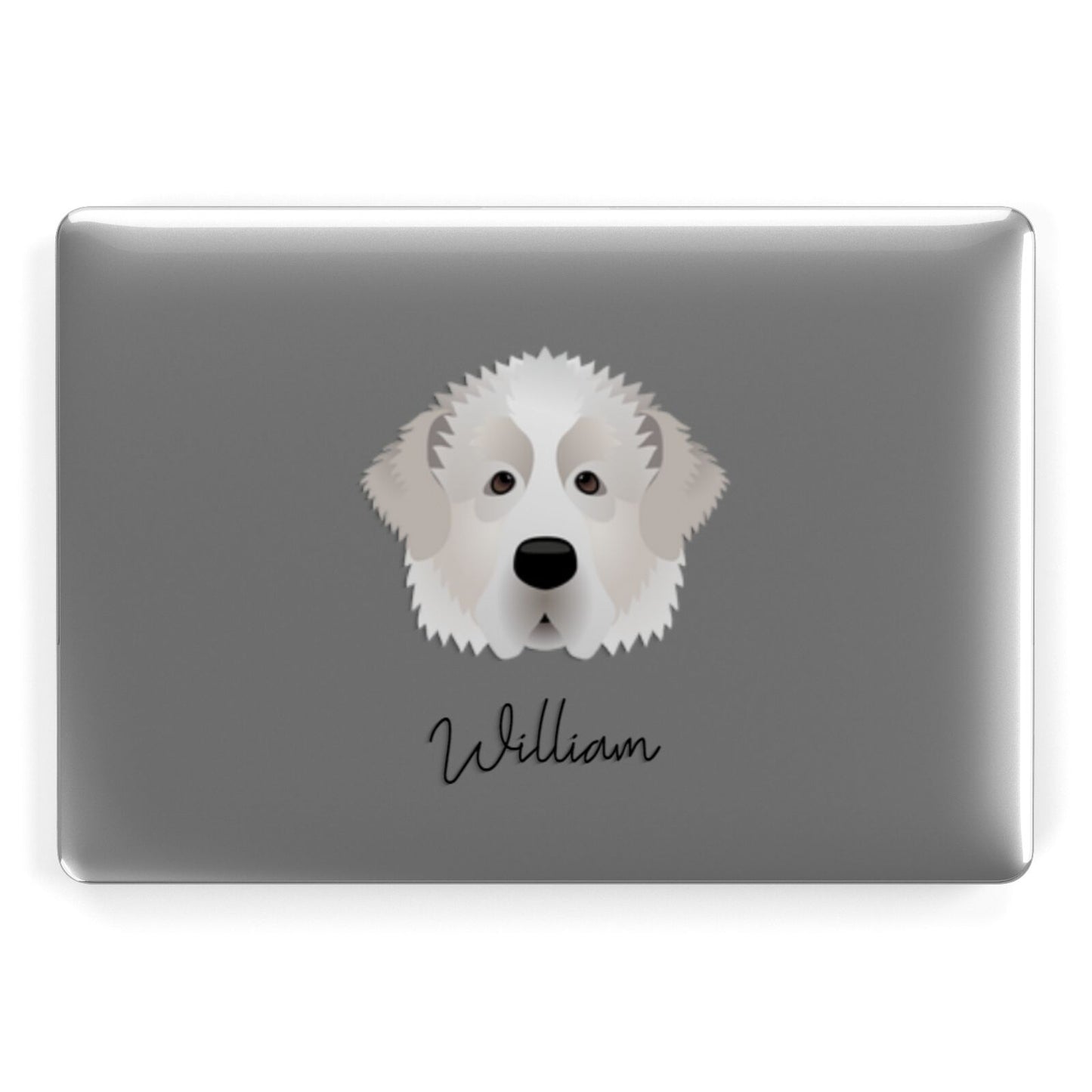 Pyrenean Mastiff Personalised Apple MacBook Case
