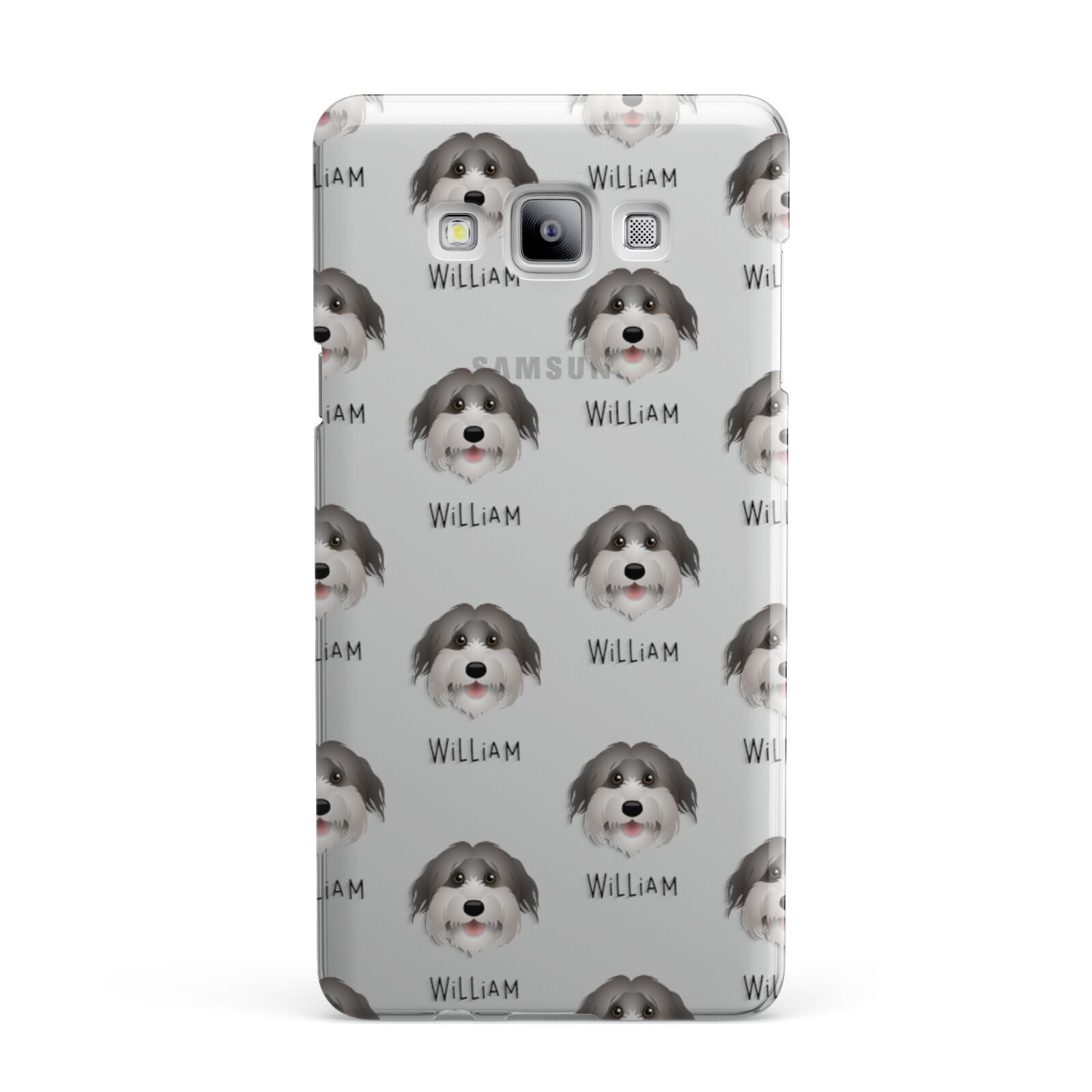 Pyrenean Shepherd Icon with Name Samsung Galaxy A7 2015 Case