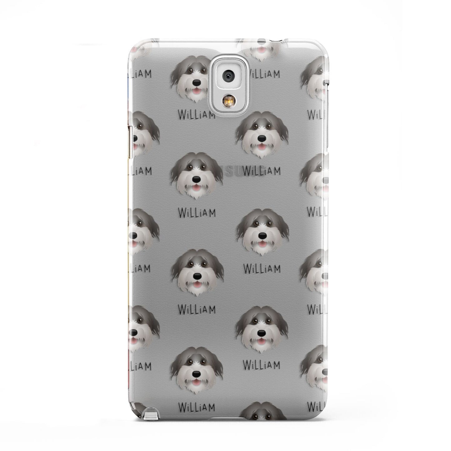 Pyrenean Shepherd Icon with Name Samsung Galaxy Note 3 Case