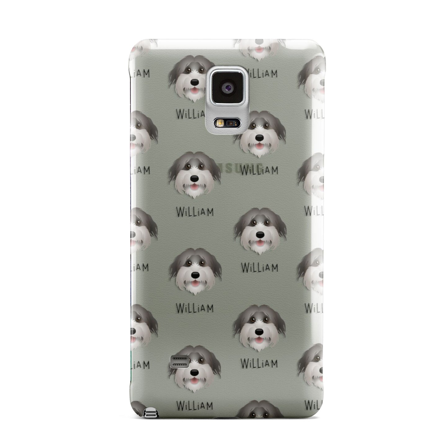 Pyrenean Shepherd Icon with Name Samsung Galaxy Note 4 Case