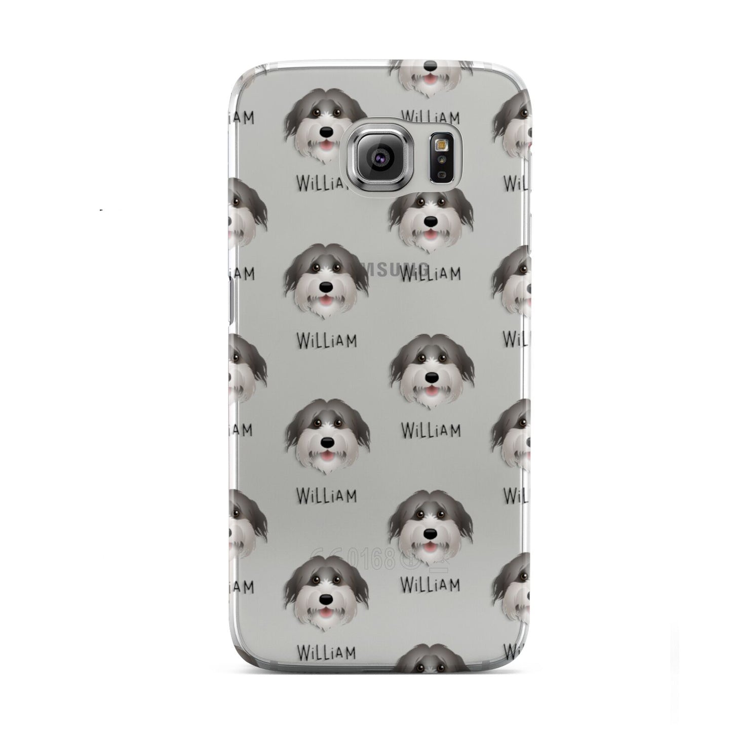 Pyrenean Shepherd Icon with Name Samsung Galaxy S6 Case