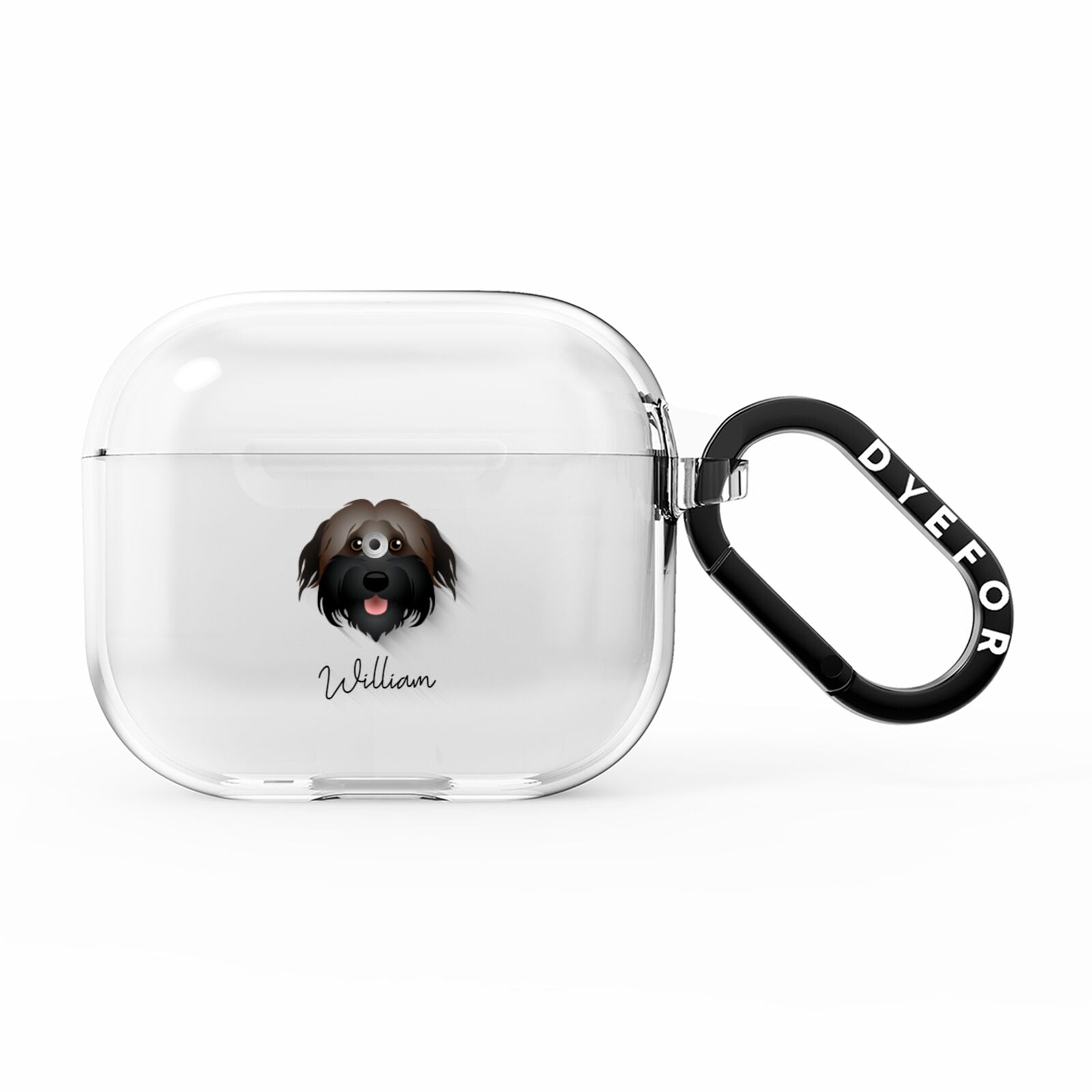 Pyrenean Shepherd Personalised AirPods Clear Case 3rd Gen