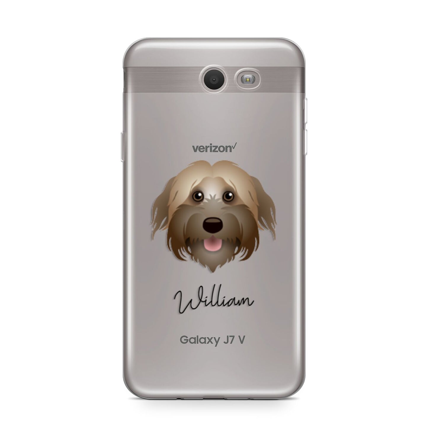 Pyrenean Shepherd Personalised Samsung Galaxy J7 2017 Case