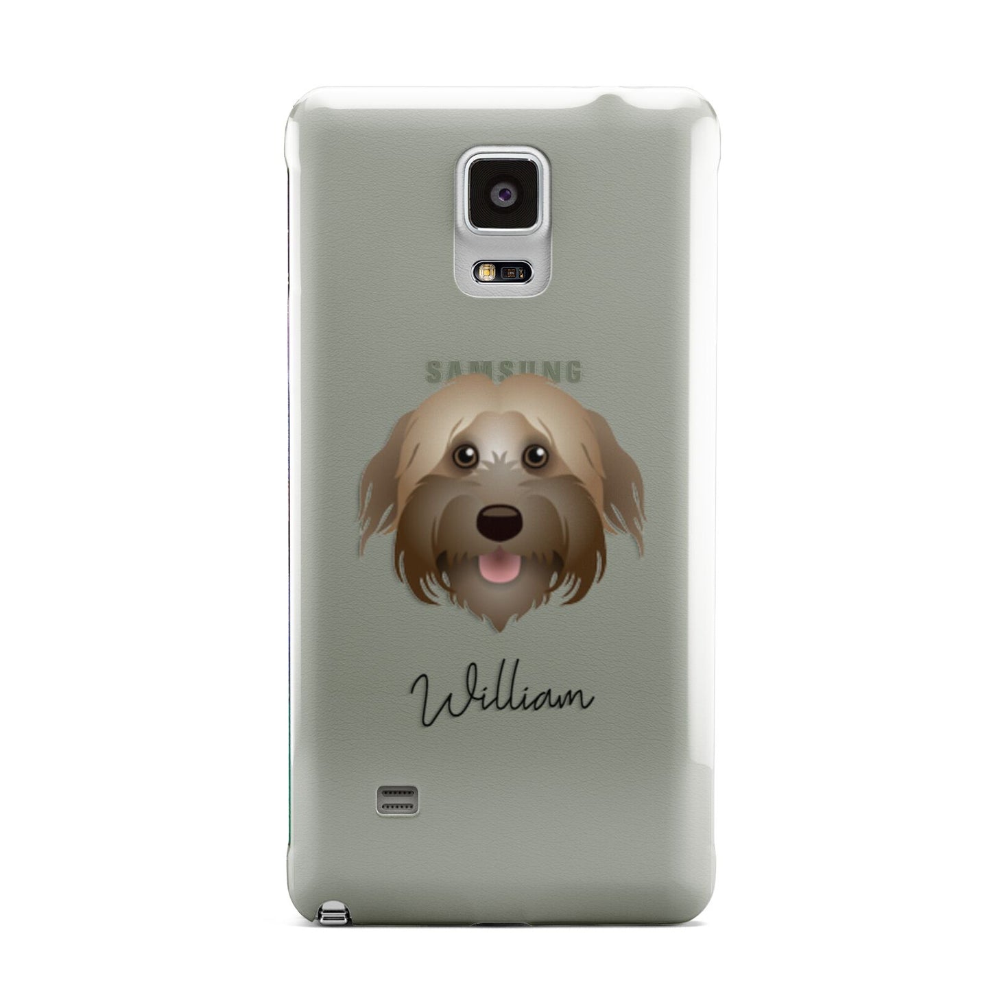 Pyrenean Shepherd Personalised Samsung Galaxy Note 4 Case