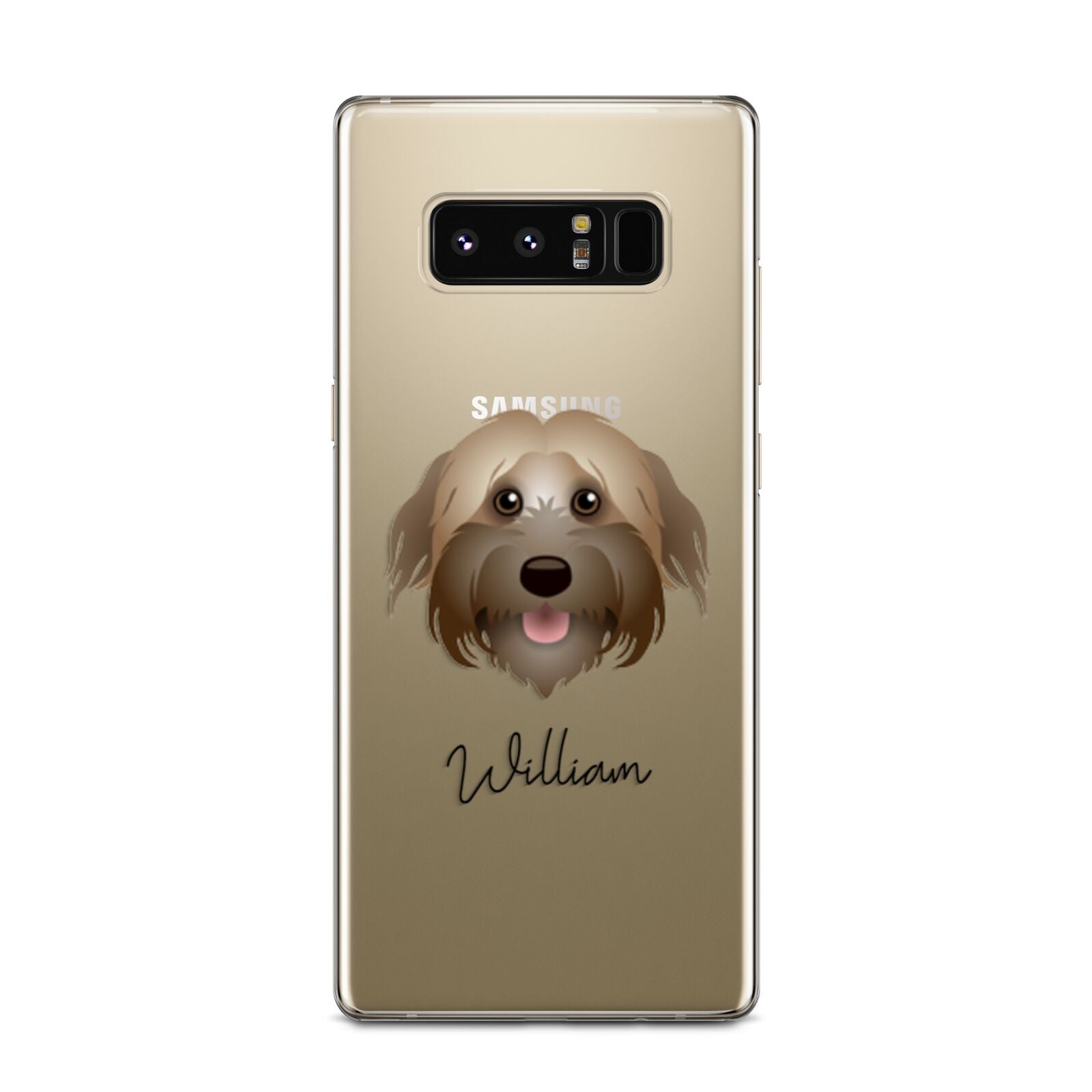 Pyrenean Shepherd Personalised Samsung Galaxy Note 8 Case