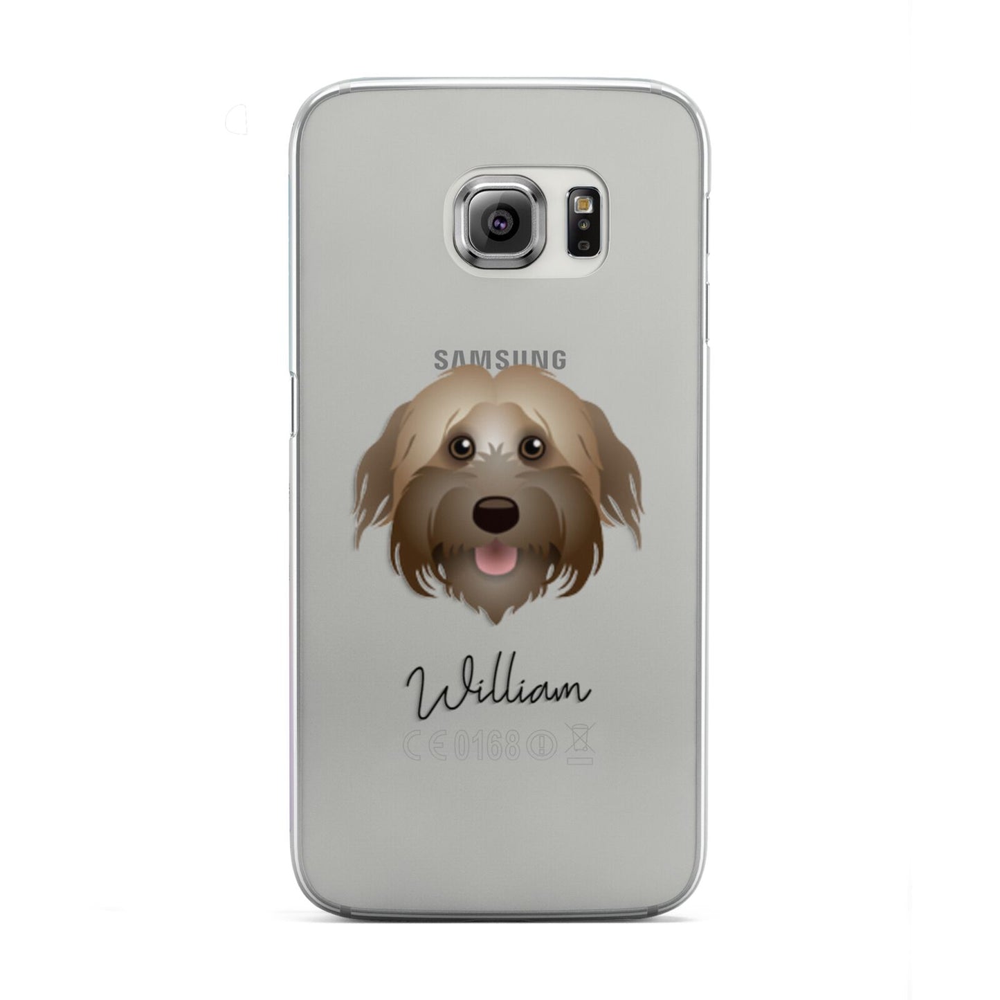 Pyrenean Shepherd Personalised Samsung Galaxy S6 Edge Case