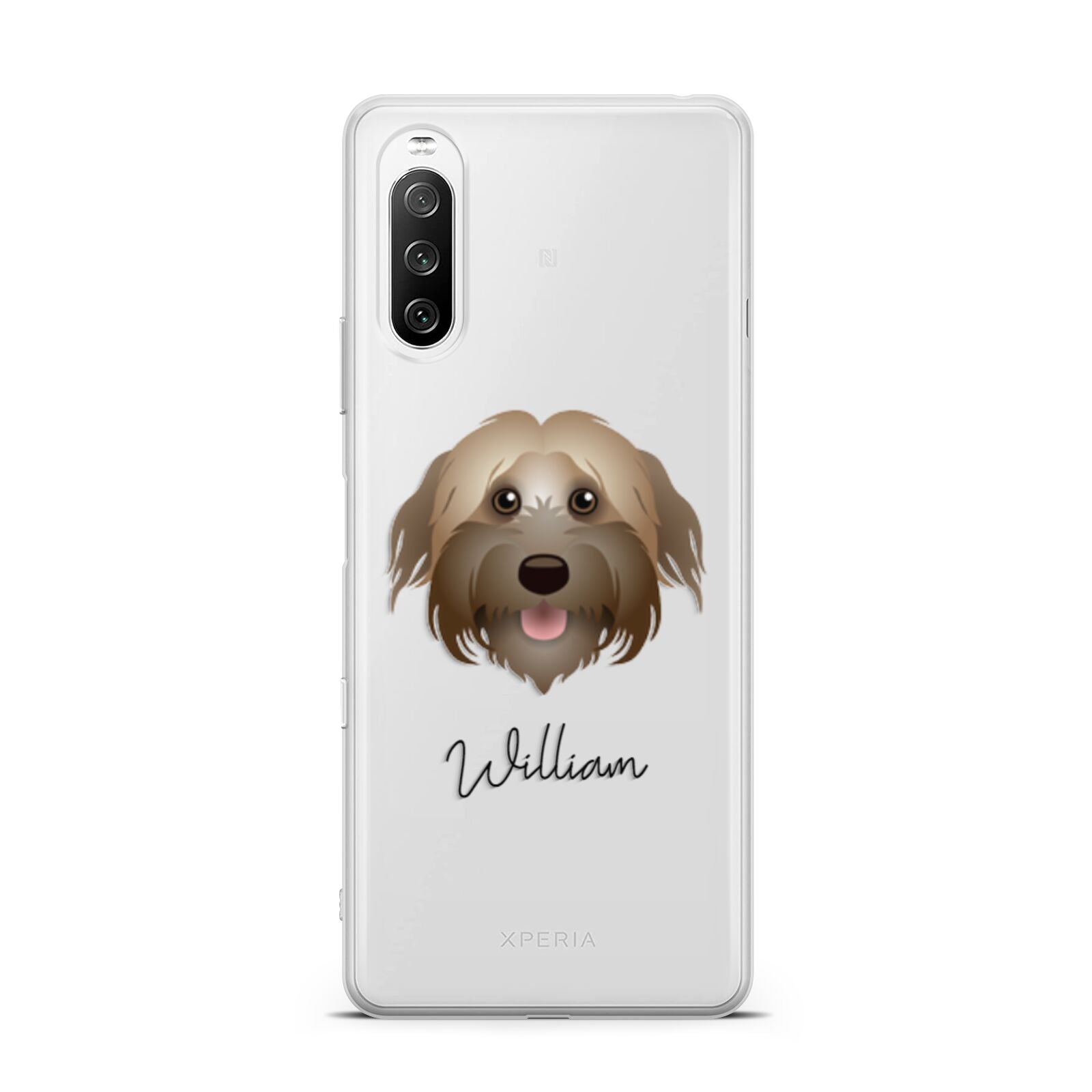 Pyrenean Shepherd Personalised Sony Xperia 10 III Case