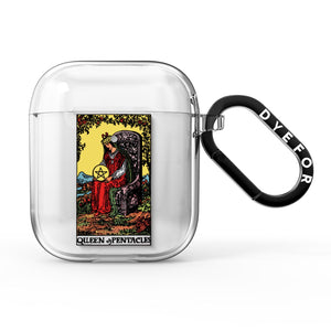 Queen of Pentacles Tarot Card AirPods Case