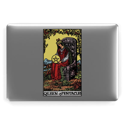 Queen of Pentacles Tarot Card Apple MacBook Case