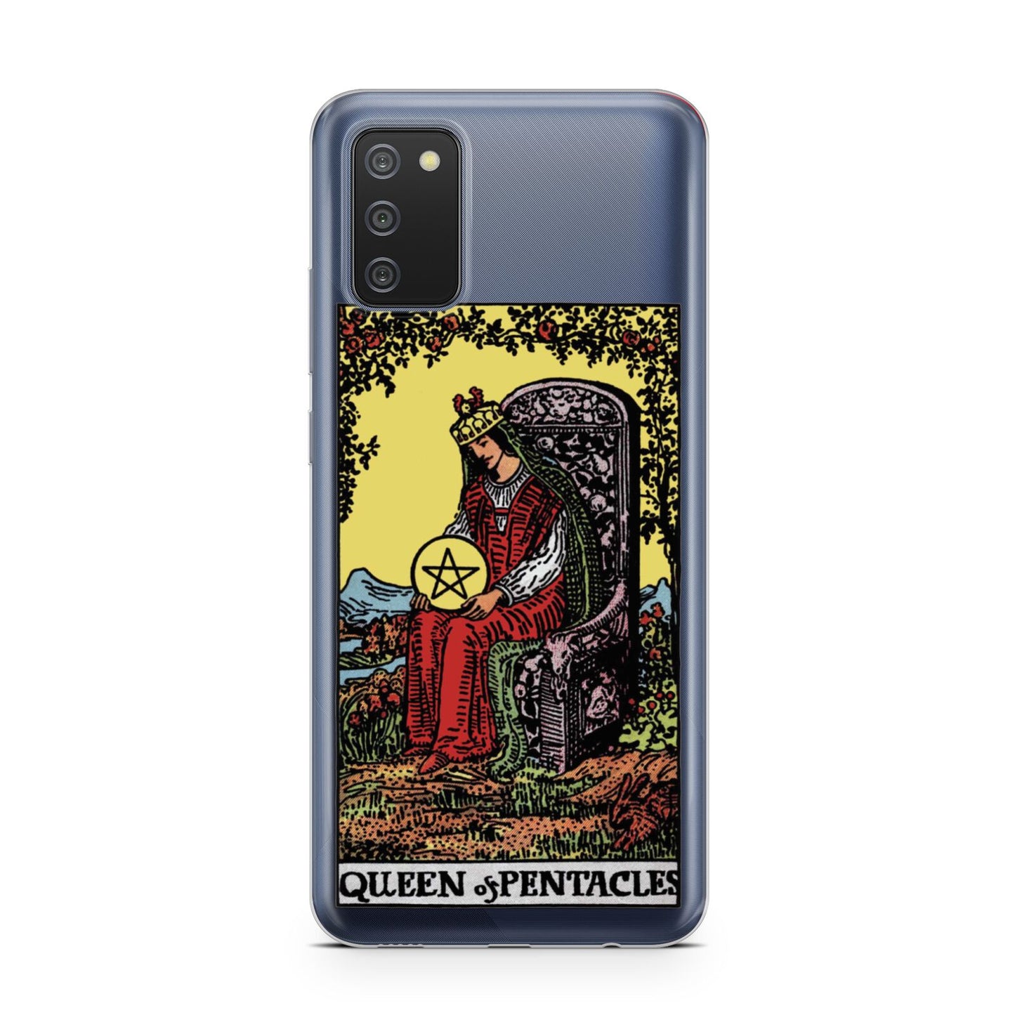 Queen of Pentacles Tarot Card Samsung A02s Case