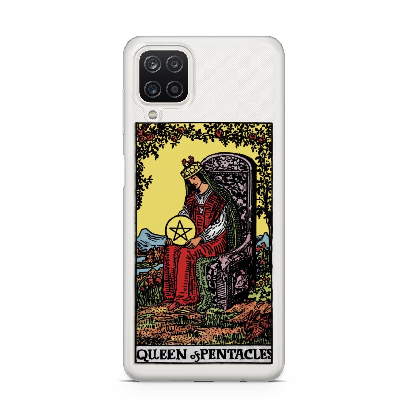 Queen of Pentacles Tarot Card Samsung A12 Case