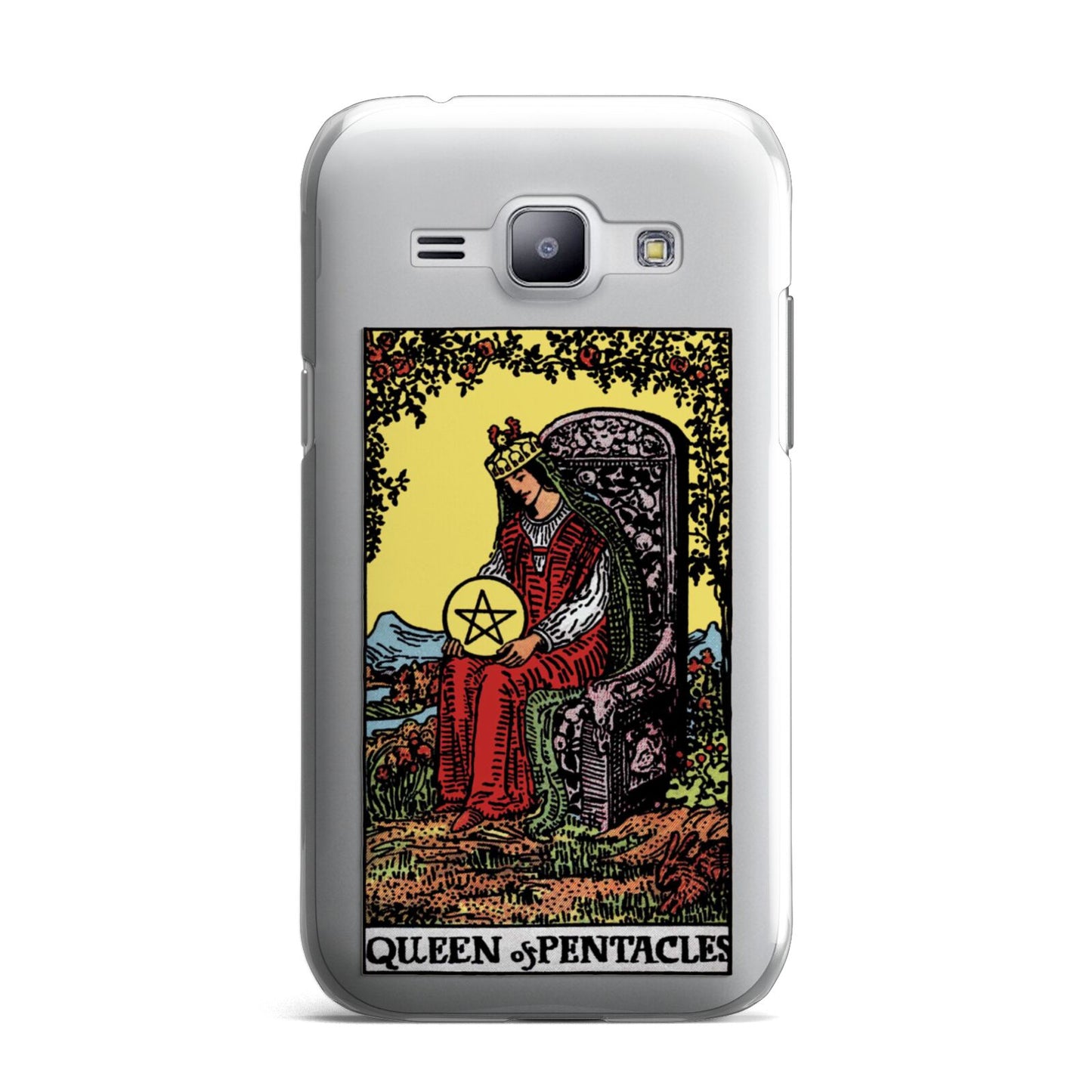 Queen of Pentacles Tarot Card Samsung Galaxy J1 2015 Case