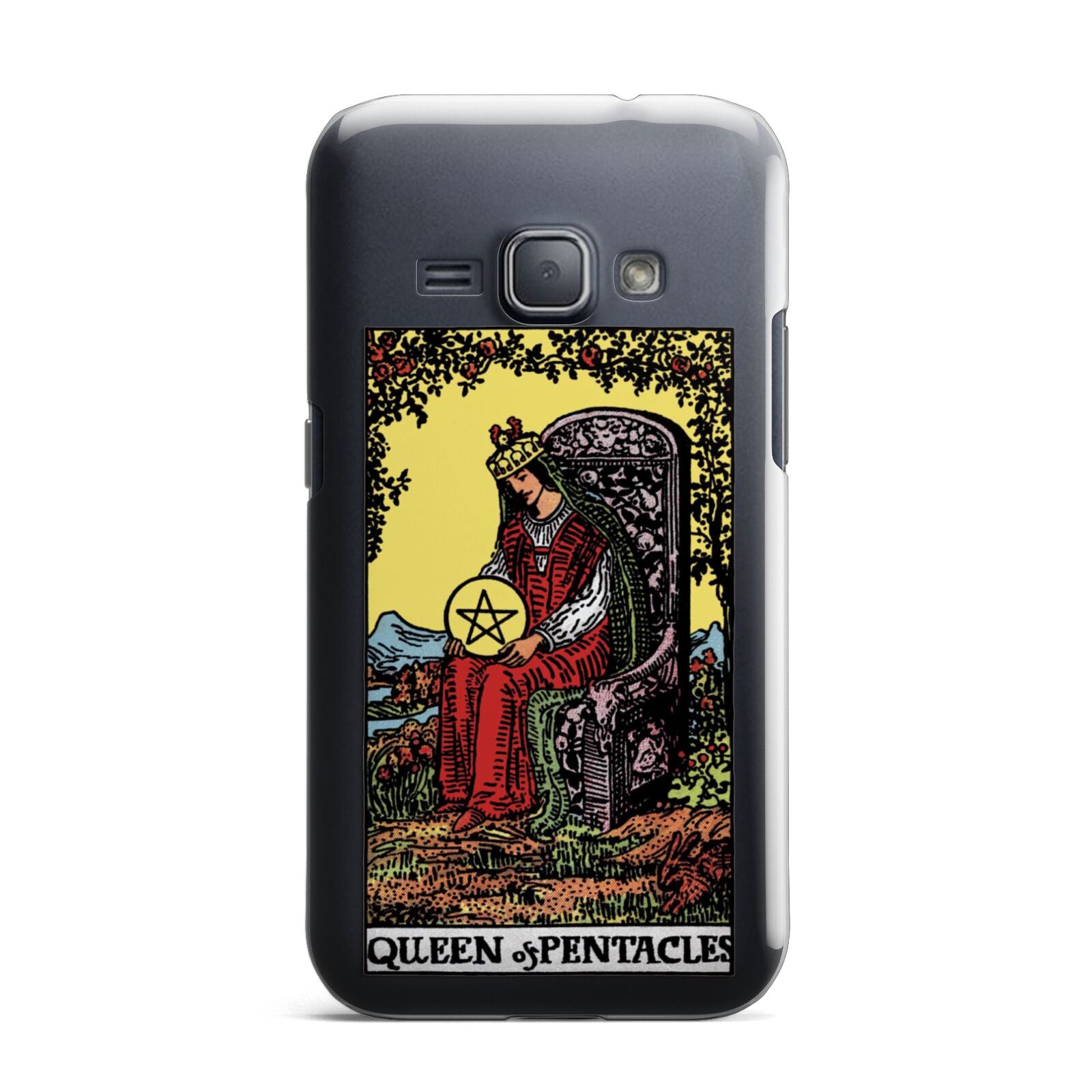 Queen of Pentacles Tarot Card Samsung Galaxy J1 2016 Case