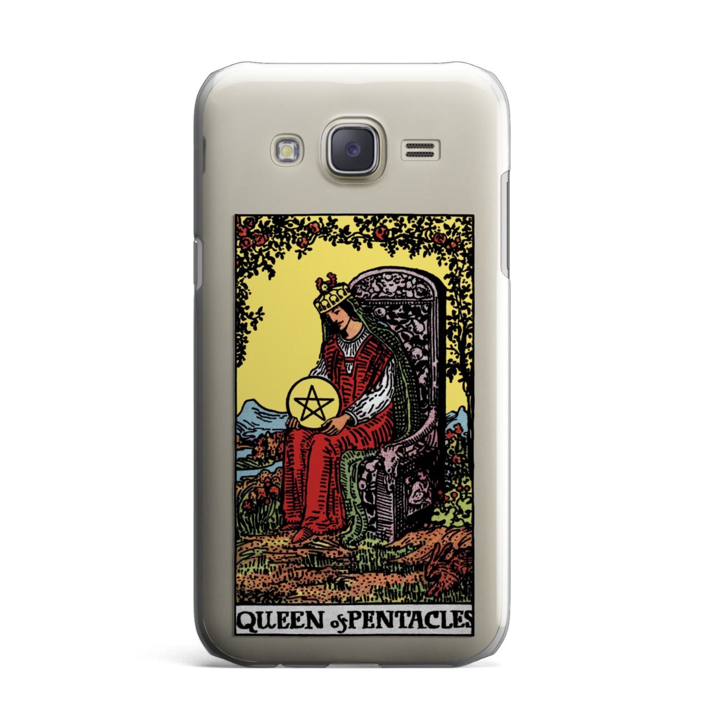 Queen of Pentacles Tarot Card Samsung Galaxy J7 Case