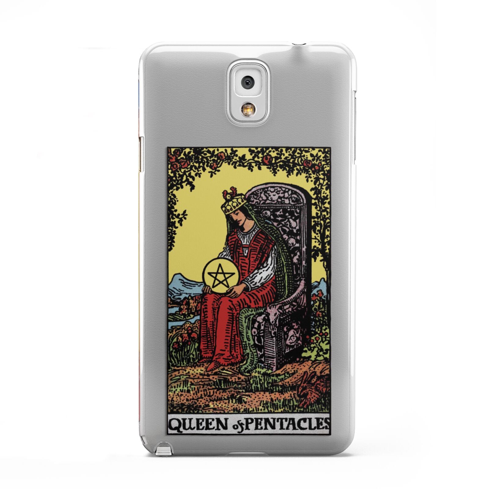 Queen of Pentacles Tarot Card Samsung Galaxy Note 3 Case