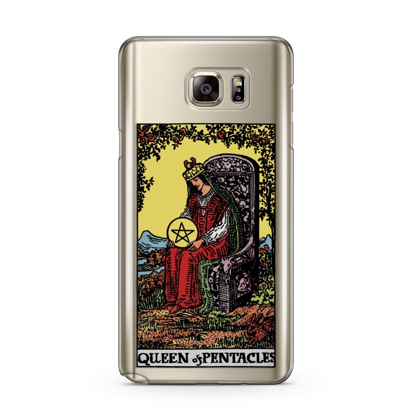 Queen of Pentacles Tarot Card Samsung Galaxy Note 5 Case