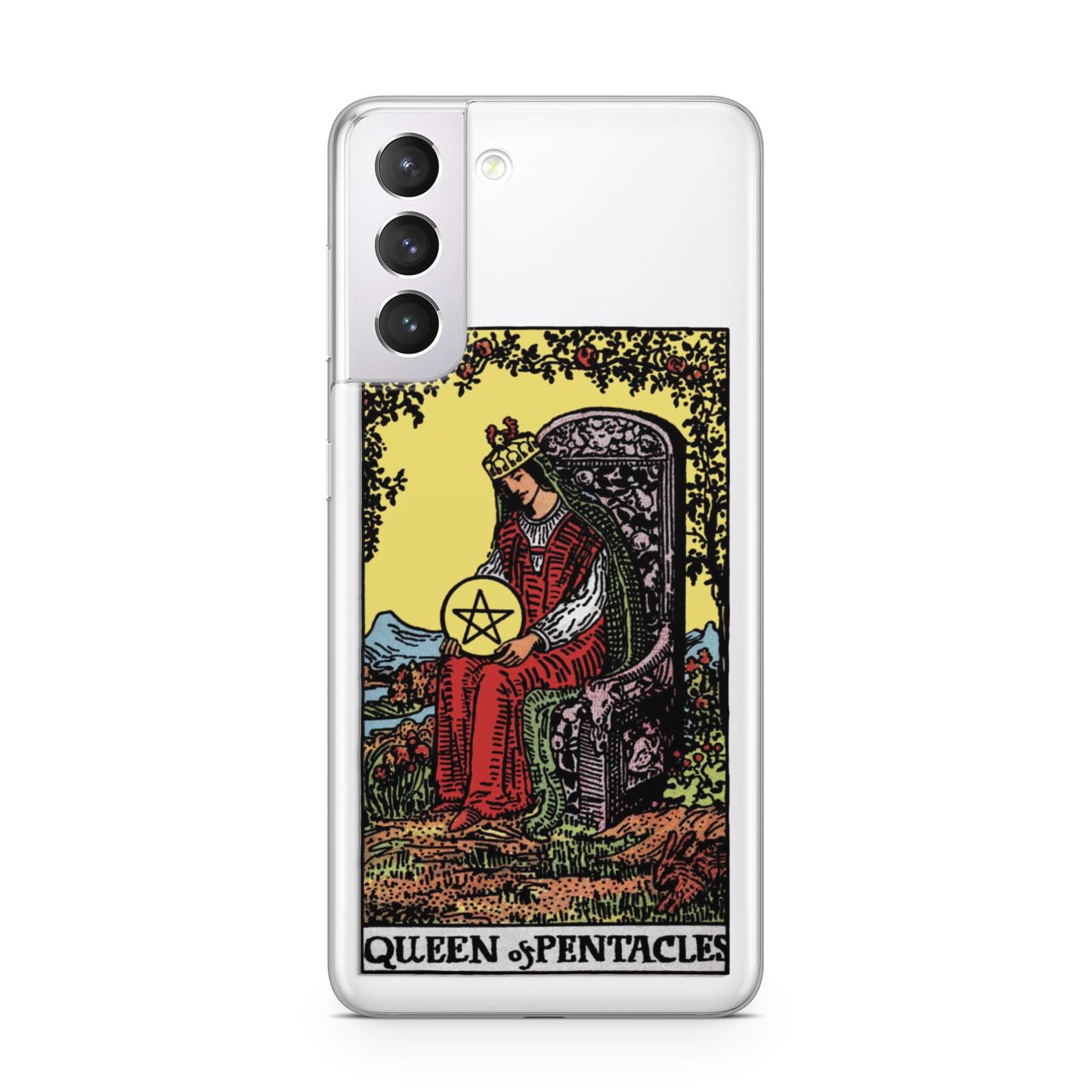 Queen of Pentacles Tarot Card Samsung S21 Case