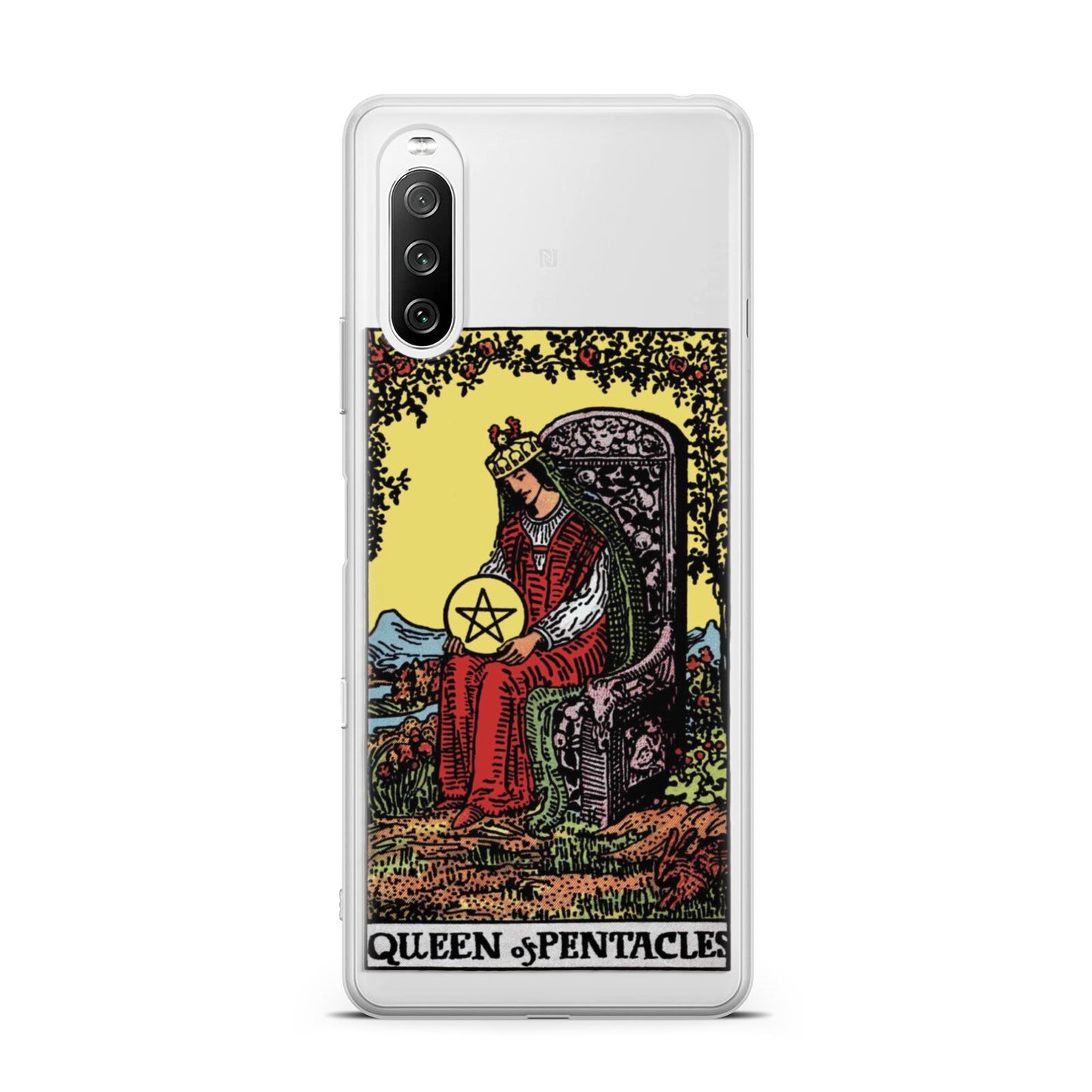 Queen of Pentacles Tarot Card Sony Xperia 10 III Case