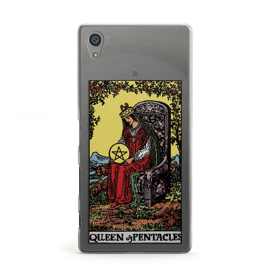 Queen of Pentacles Tarot Card Sony Xperia Case