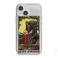 Queen of Pentacles Tarot Card iPhone 13 Mini TPU Impact Case with White Edges