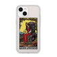 Queen of Pentacles Tarot Card iPhone 14 Clear Tough Case Starlight